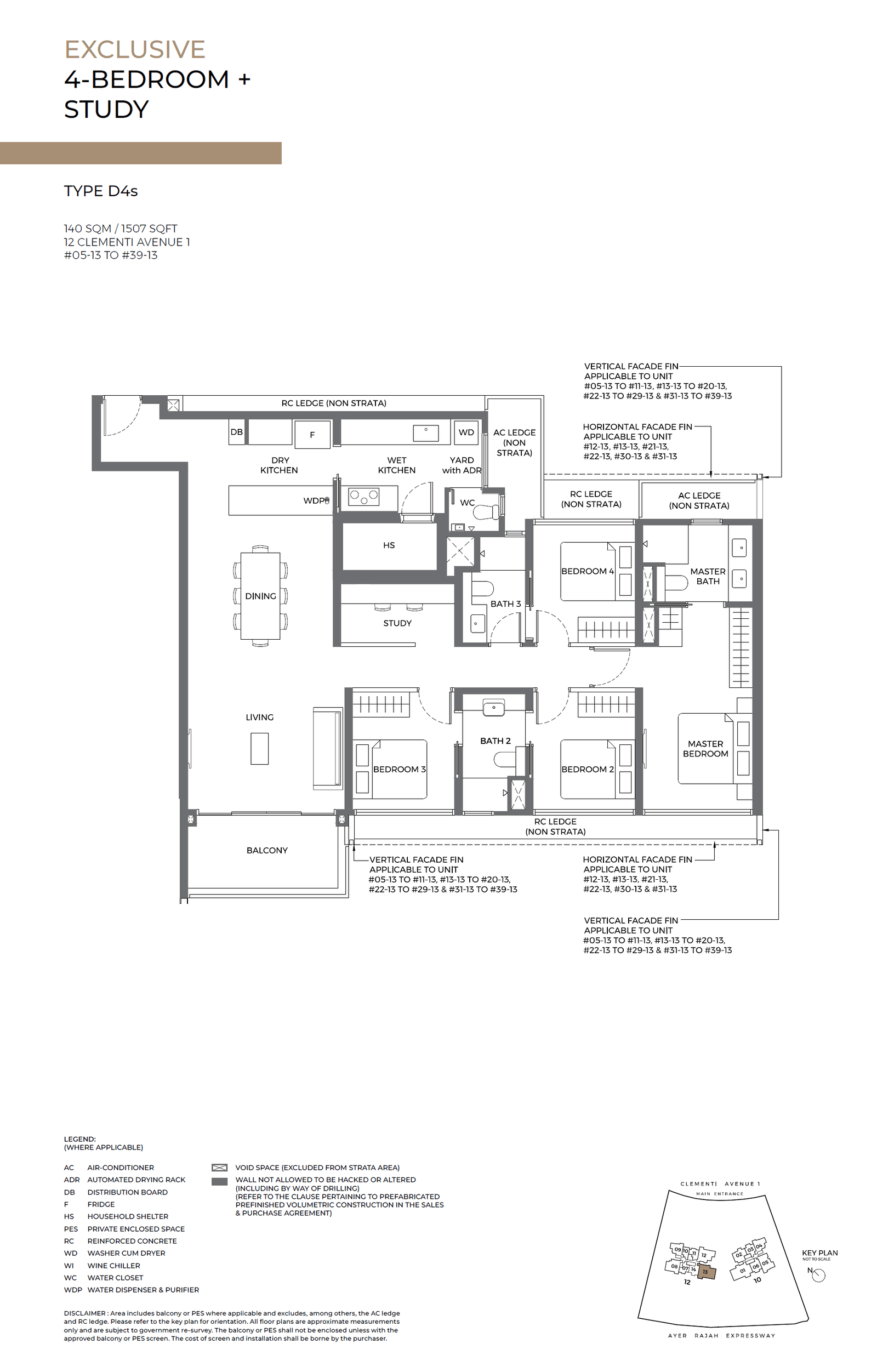 ELTA 4 BEDROOM + STUDY D4s