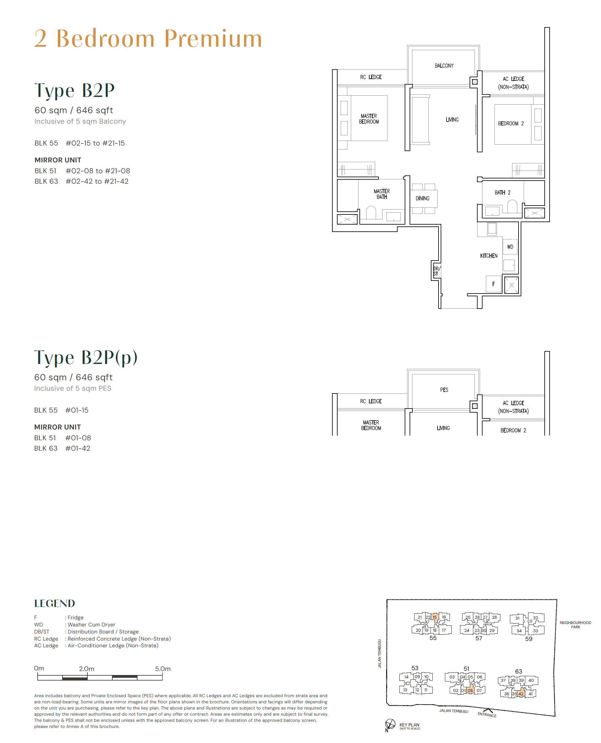 Emerald of Katong 嘉乐轩 2 Bedroom Premium B2P(p)