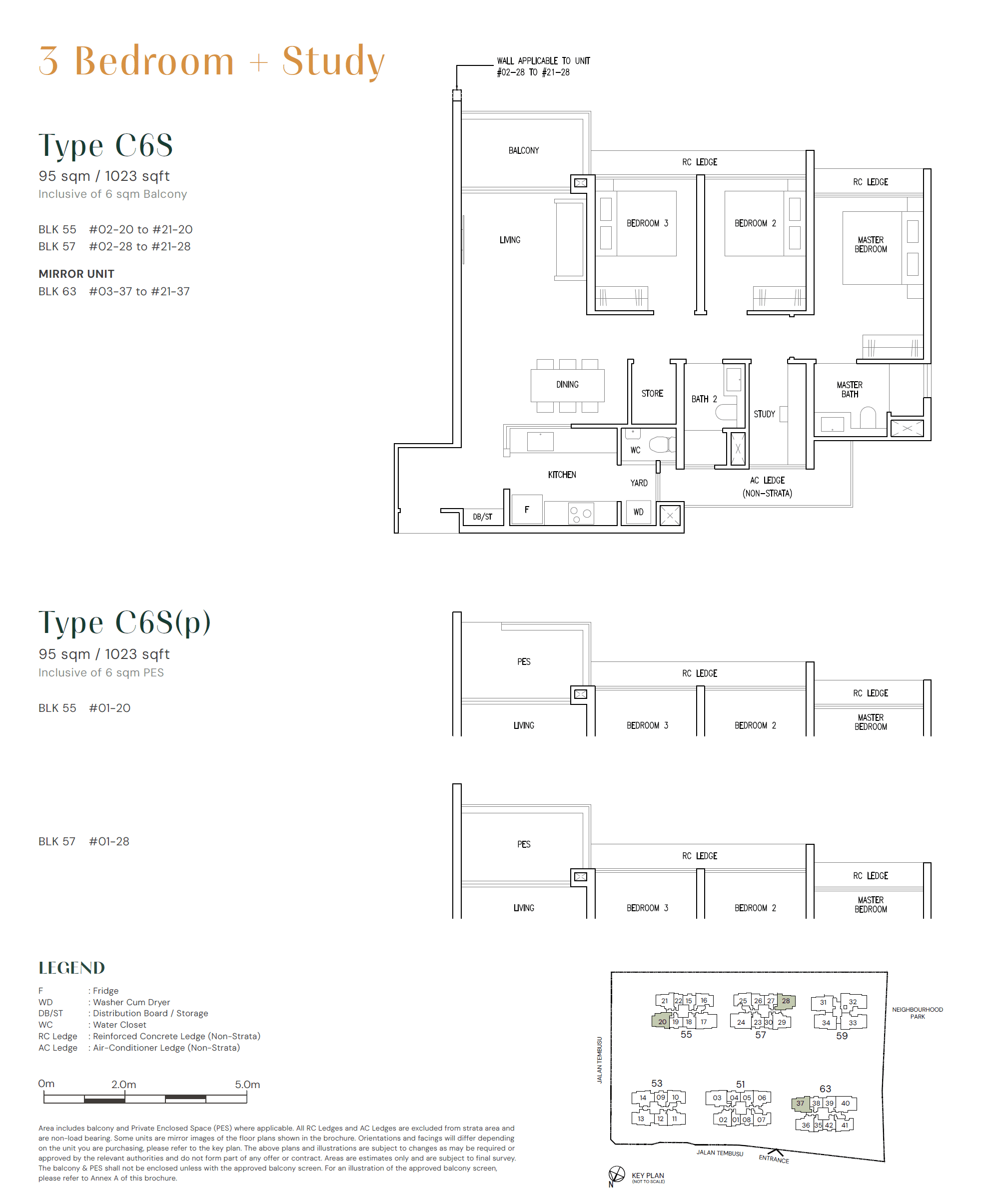 Emerald of Katong 嘉乐轩 3 Bedroom + Study C6S