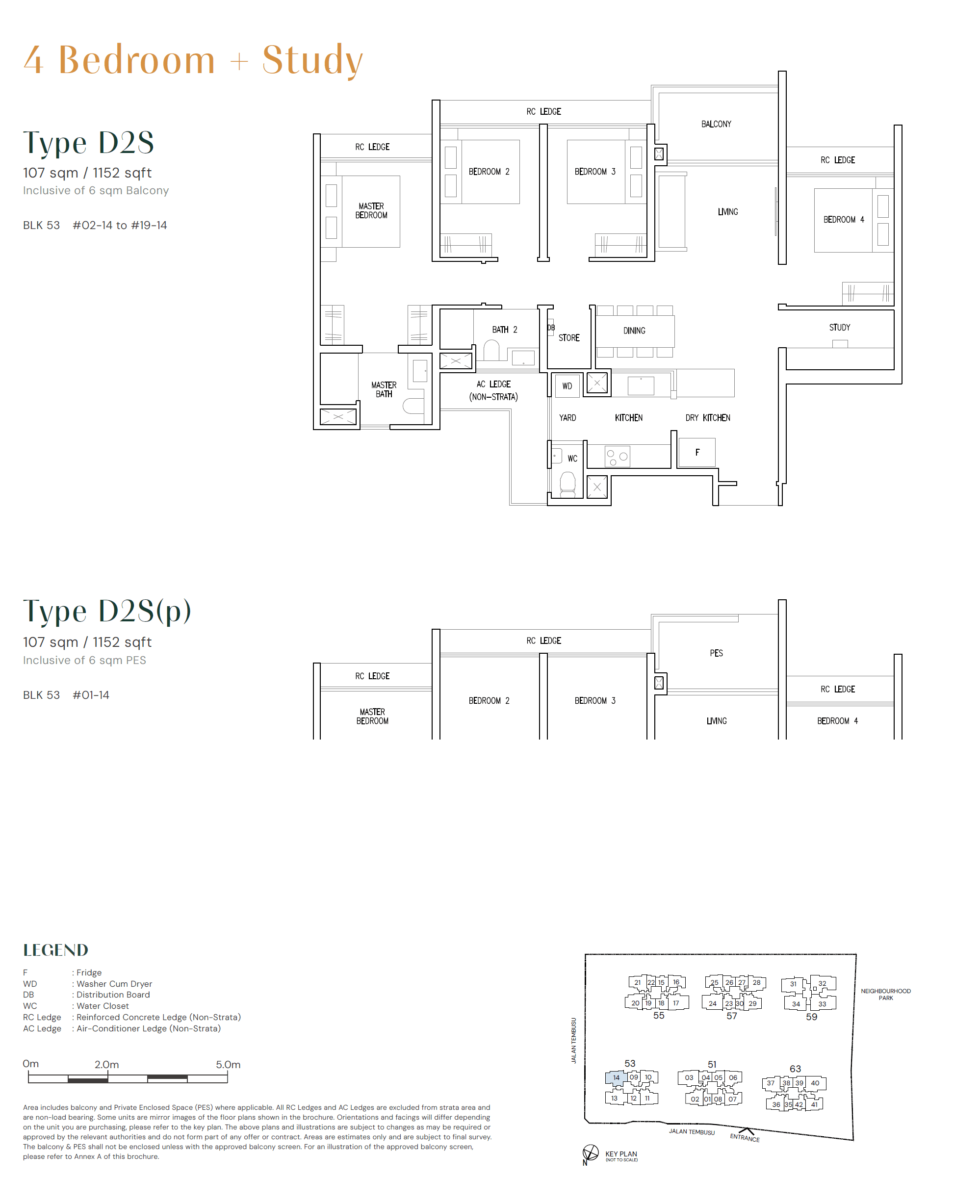 Emerald of Katong 嘉乐轩 4 Bedroom + Study D2S