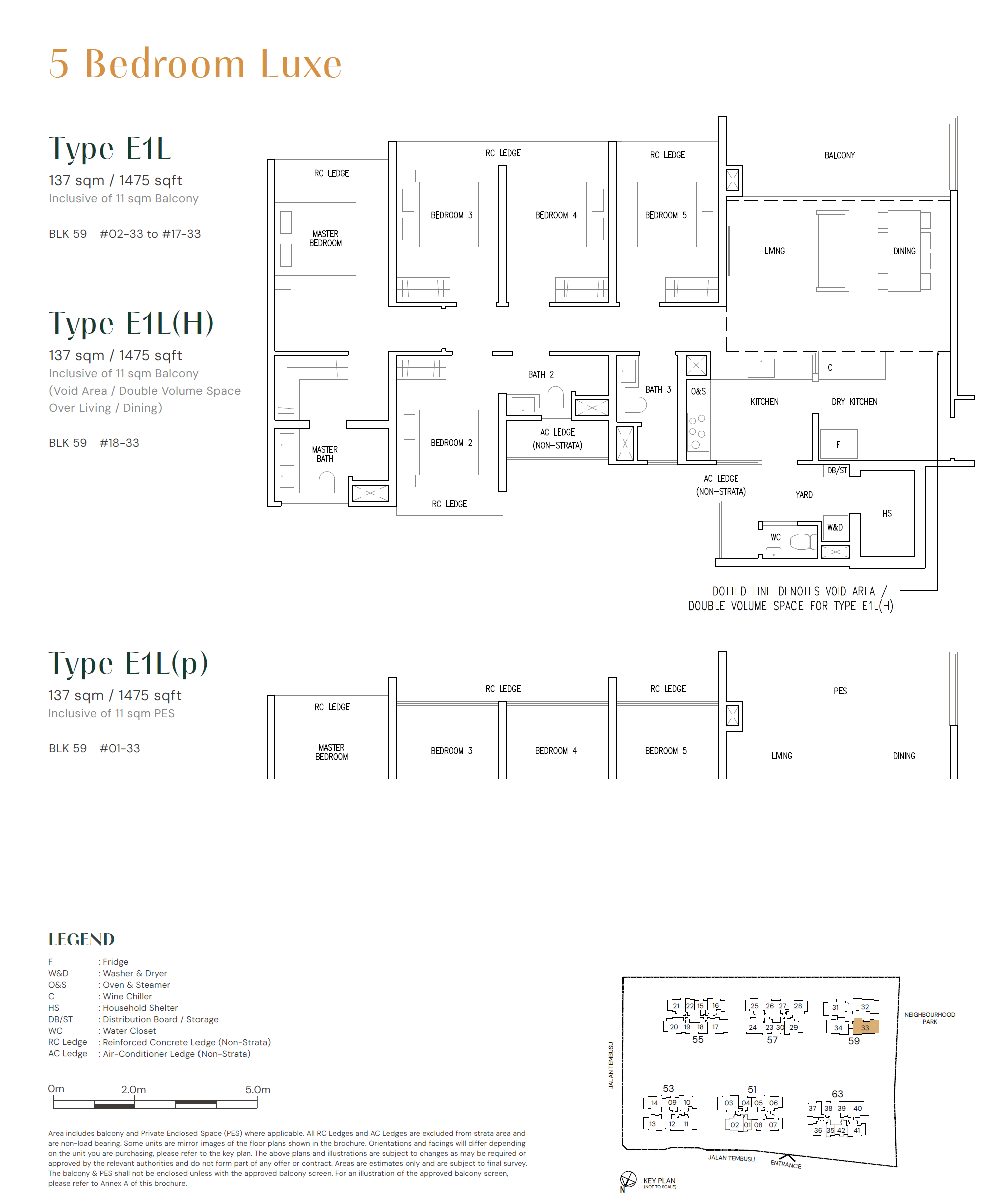 Emerald of Katong 嘉乐轩 5 Bedroom Luxe E1L