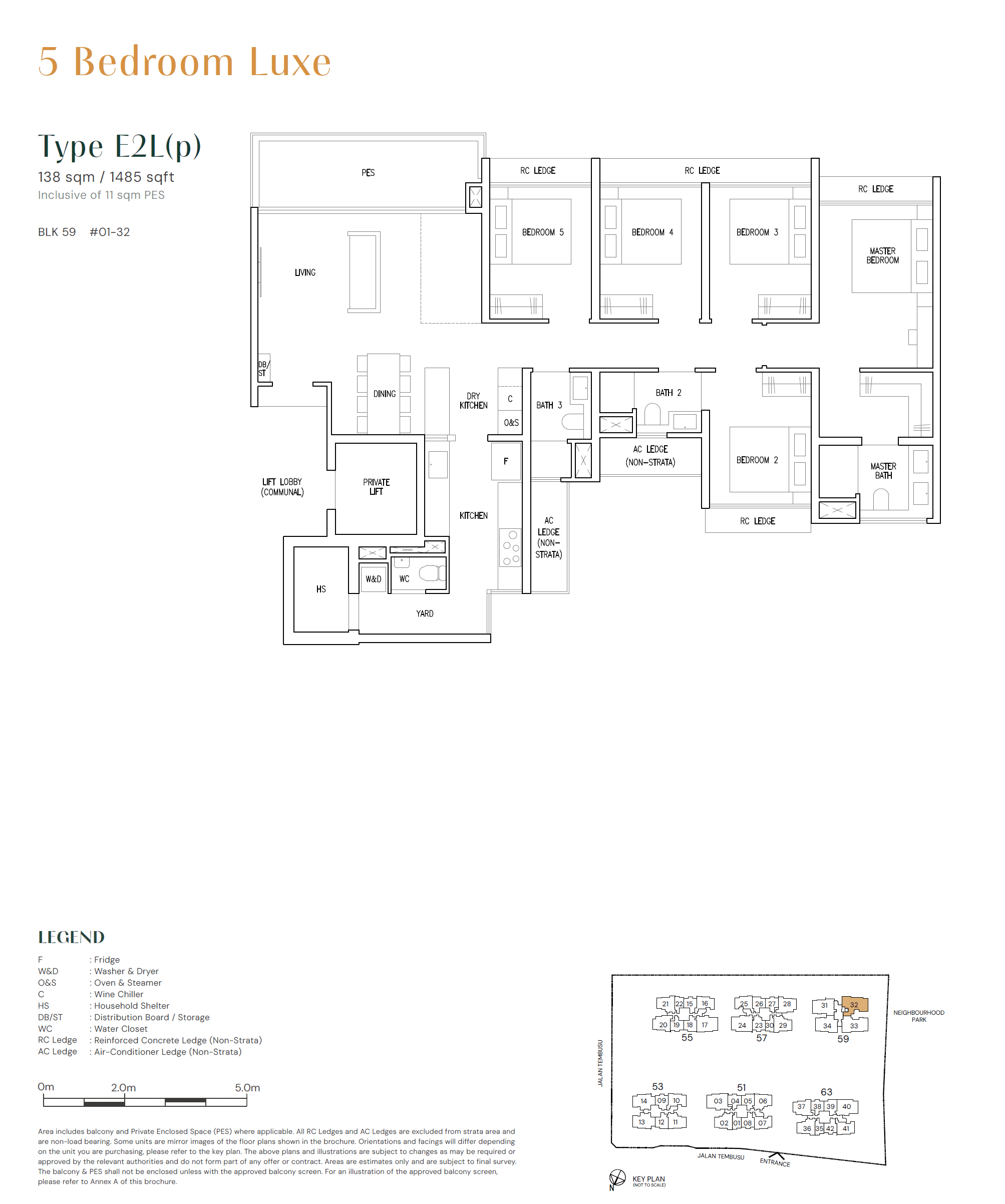 Emerald of Katong 嘉乐轩 5 Bedroom Luxe E2L(p)