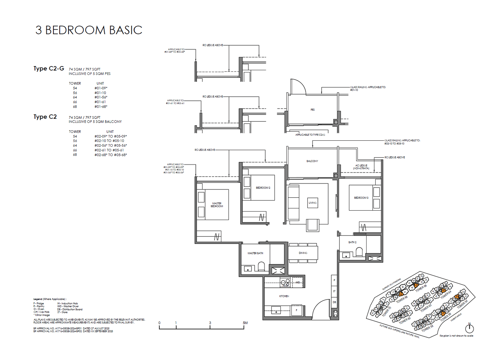 Faber Residence 3 Bedroom (Basic) C2-G