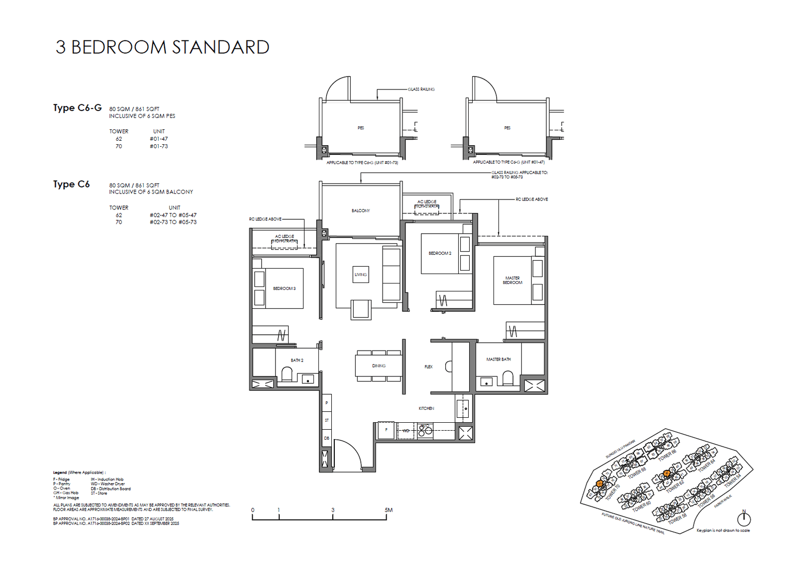 Faber Residence 3 Bedroom (Standard) C6