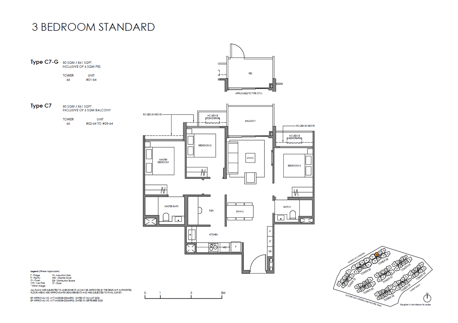 Faber Residence 3 Bedroom (Standard) C7