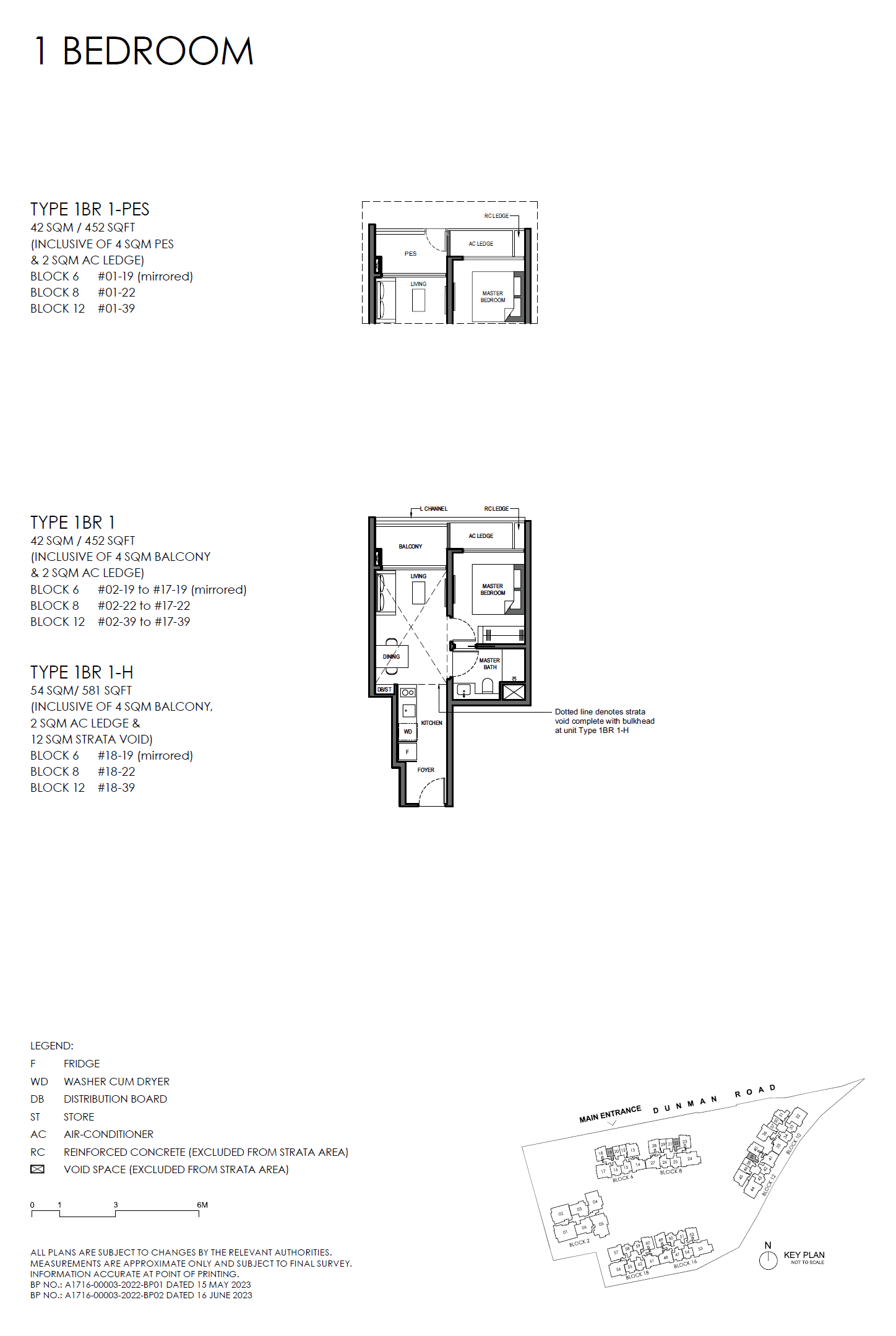 Grand Dunman 名门世家 1 BEDROOM (LUXURY) 1BR 1-PES