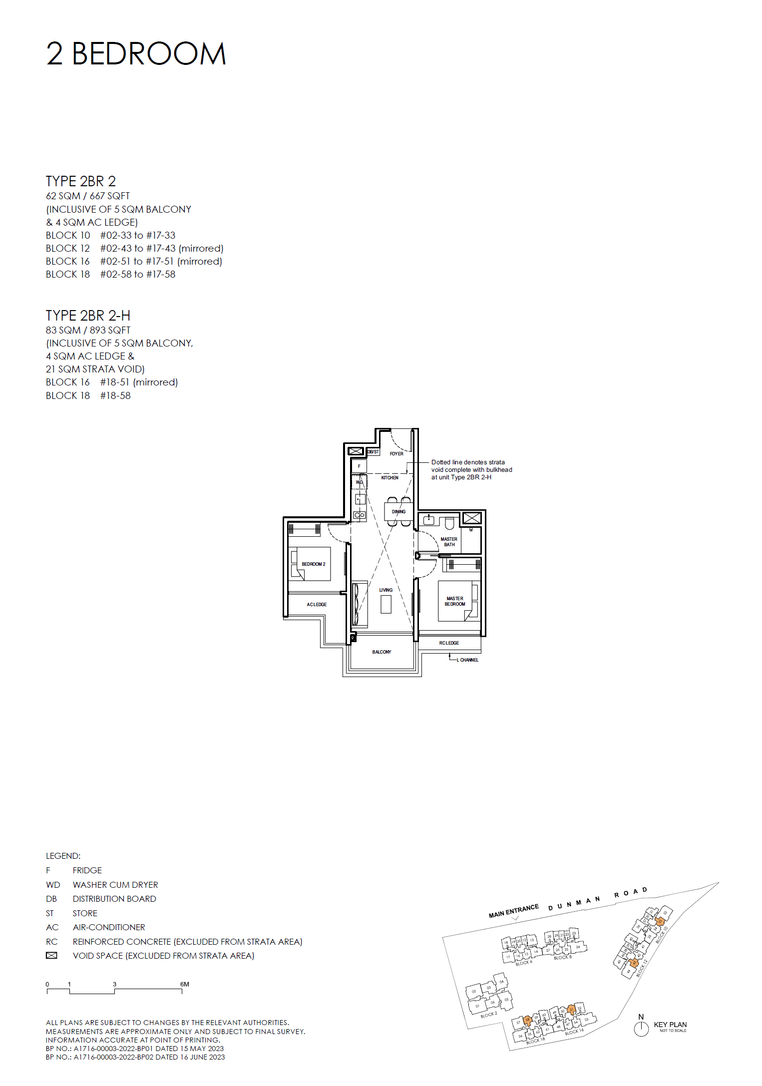 Grand Dunman 名门世家 2 BEDROOM (LUXURY) 2BR 2-H