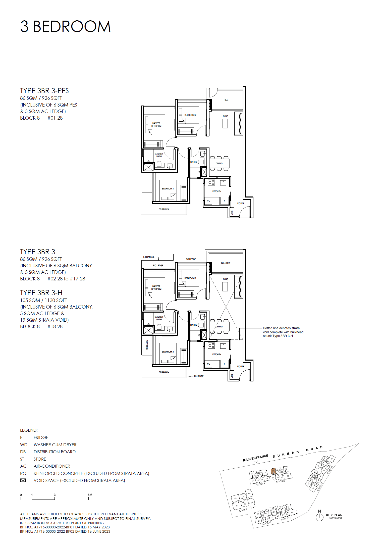 Grand Dunman 名门世家 3 BEDROOM (LUXURY) 3BR 3-PES
