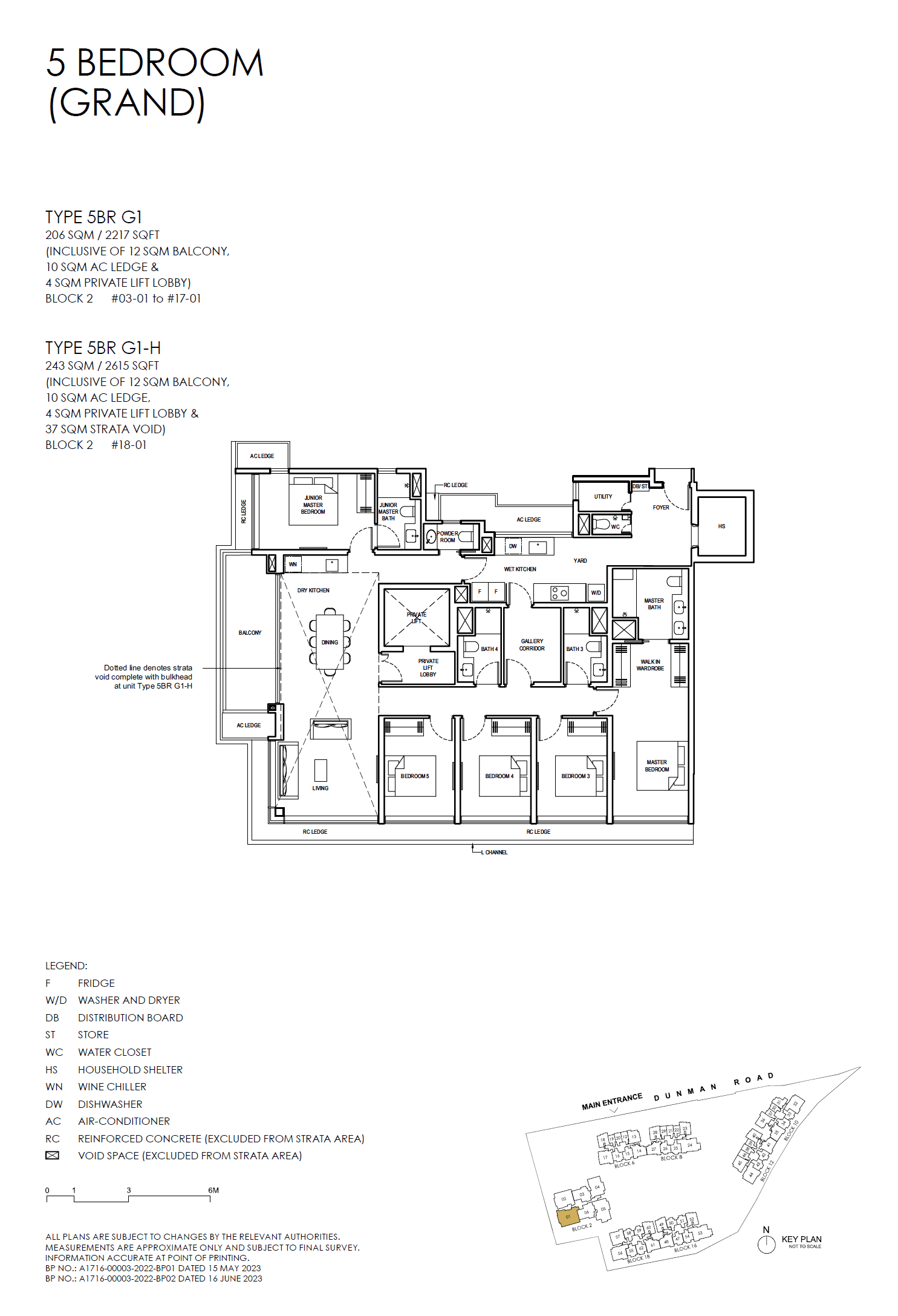Grand Dunman 名门世家 5 BEDROOM (GRAND) 5BR G1-H
