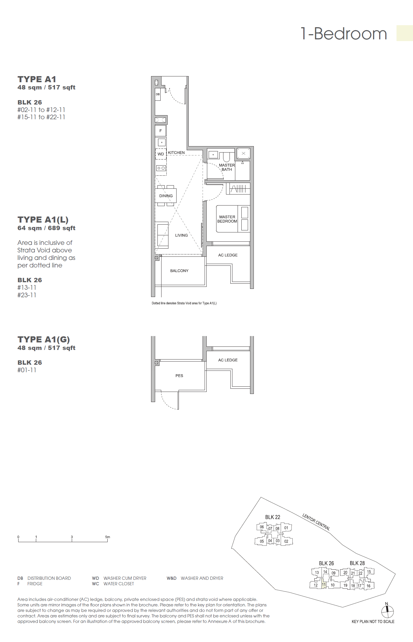 Hillock Green 悦翠轩 1 Bedroom A1(L)