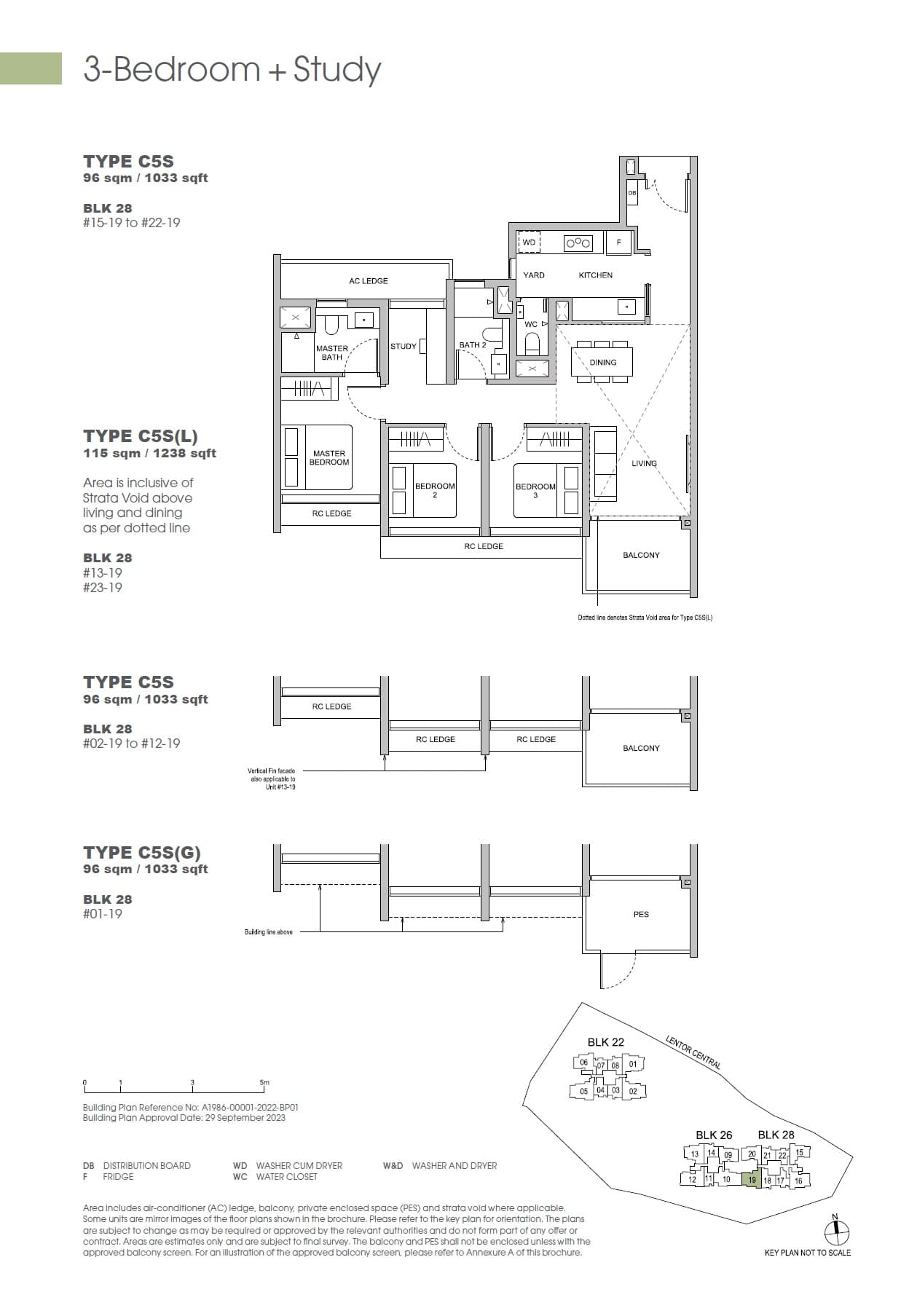 Hillock Green 悦翠轩 3 Bedroom + Study C5S