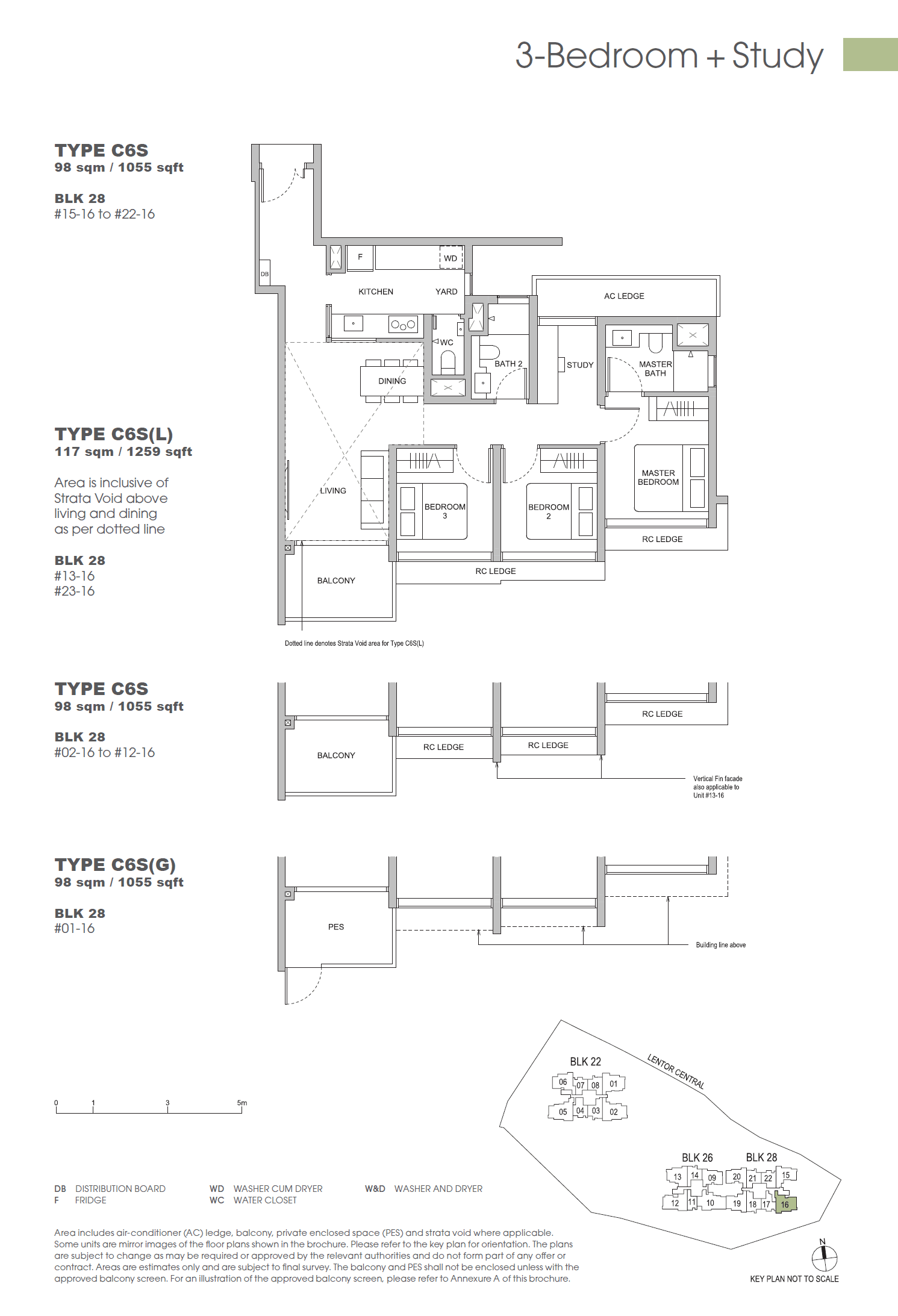Hillock Green 悦翠轩 3 Bedroom + Study C6S(L)
