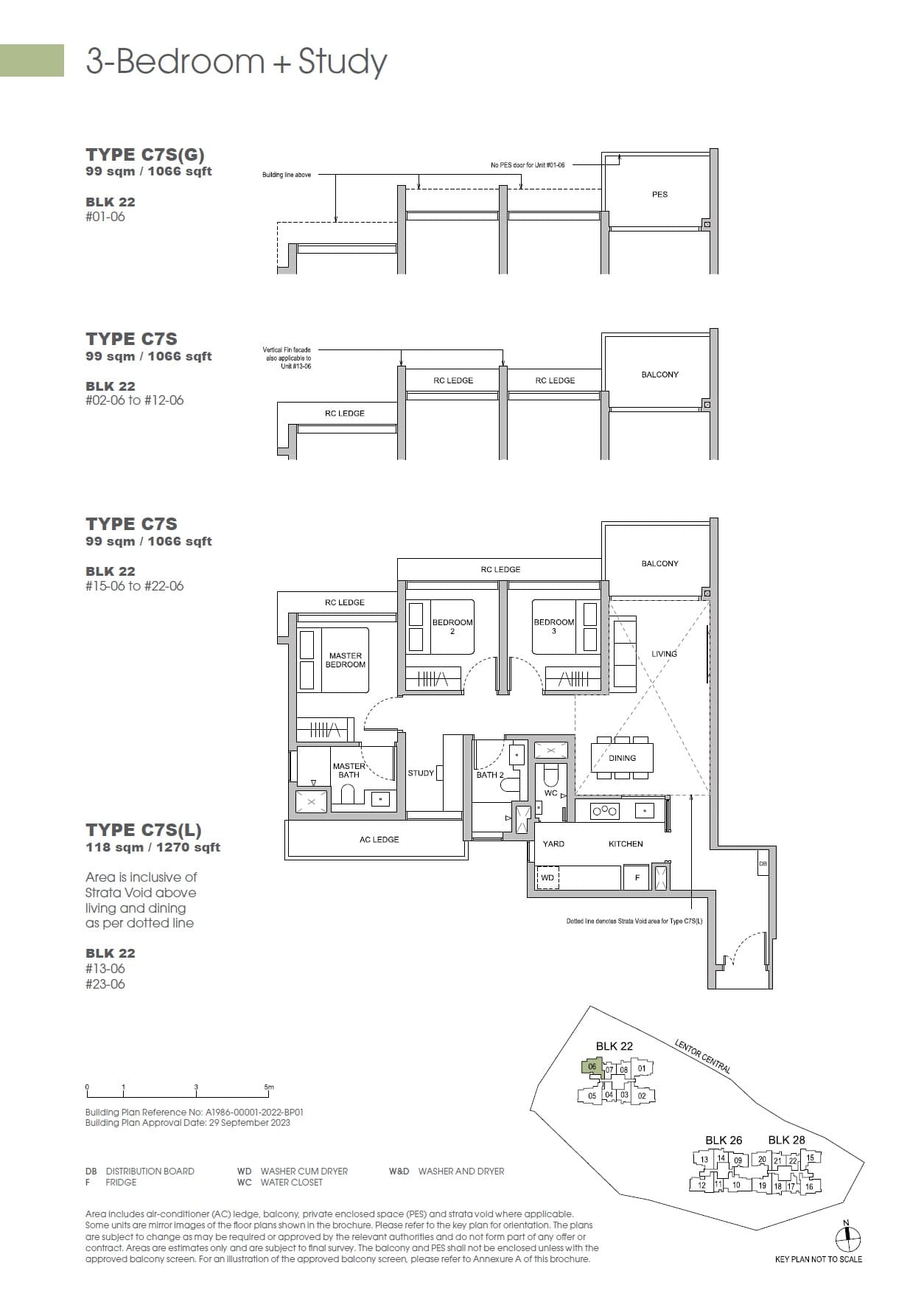 Hillock Green 悦翠轩 3 Bedroom + Study C7S