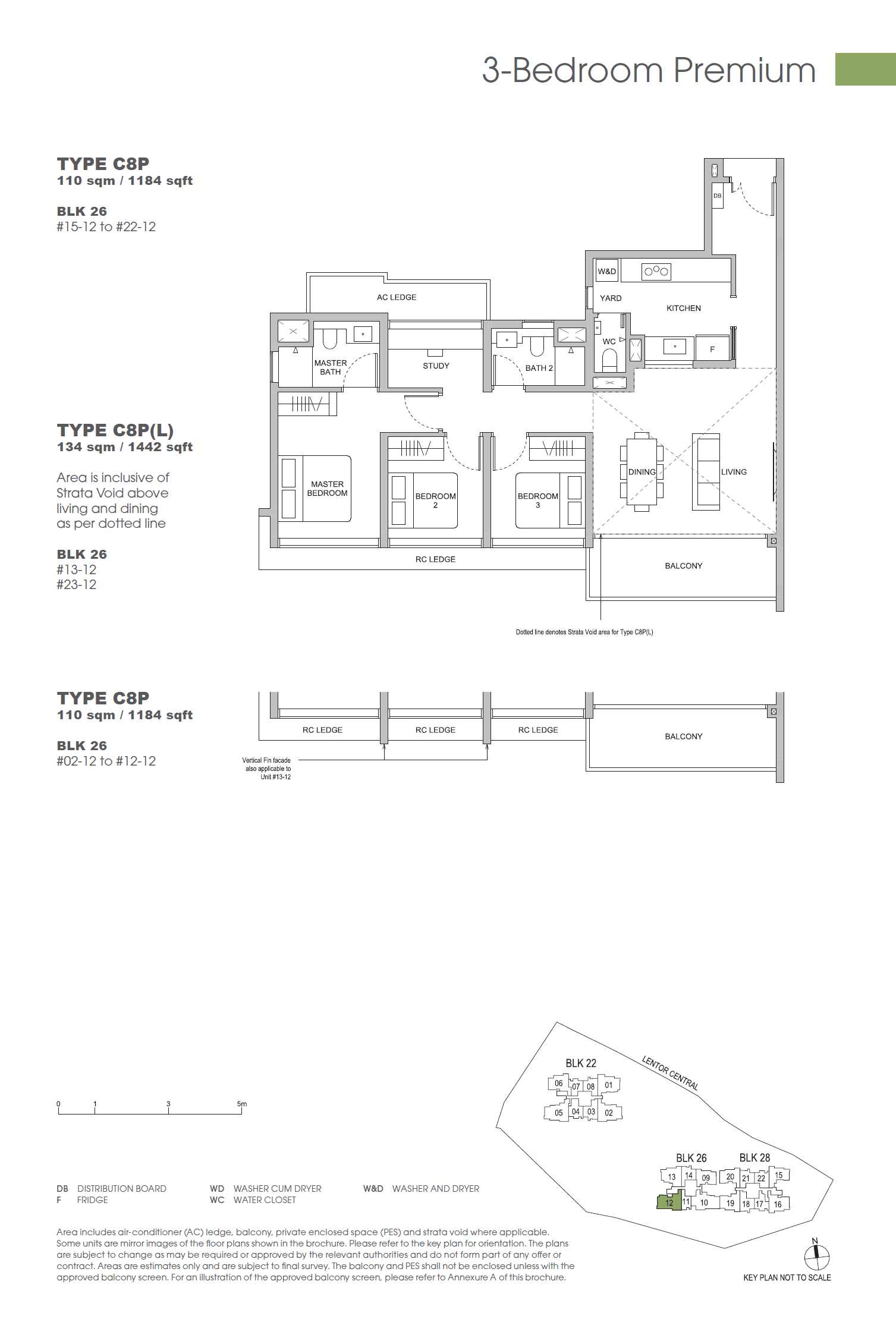 Hillock Green 悦翠轩 3 Bedroom Premium C8P(L)