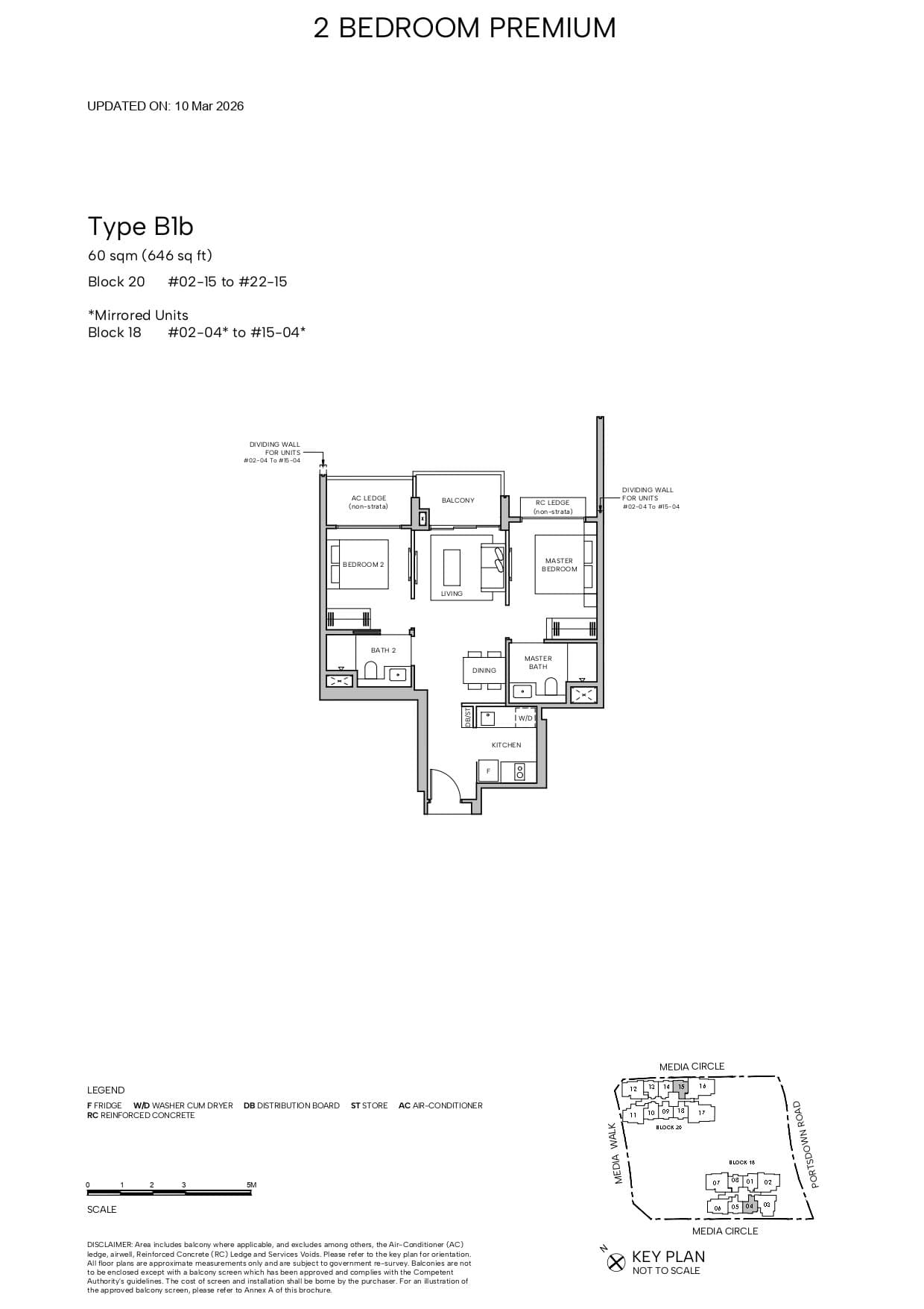 Hudson Place Residences 2 BEDROOM PREMIUM B1b