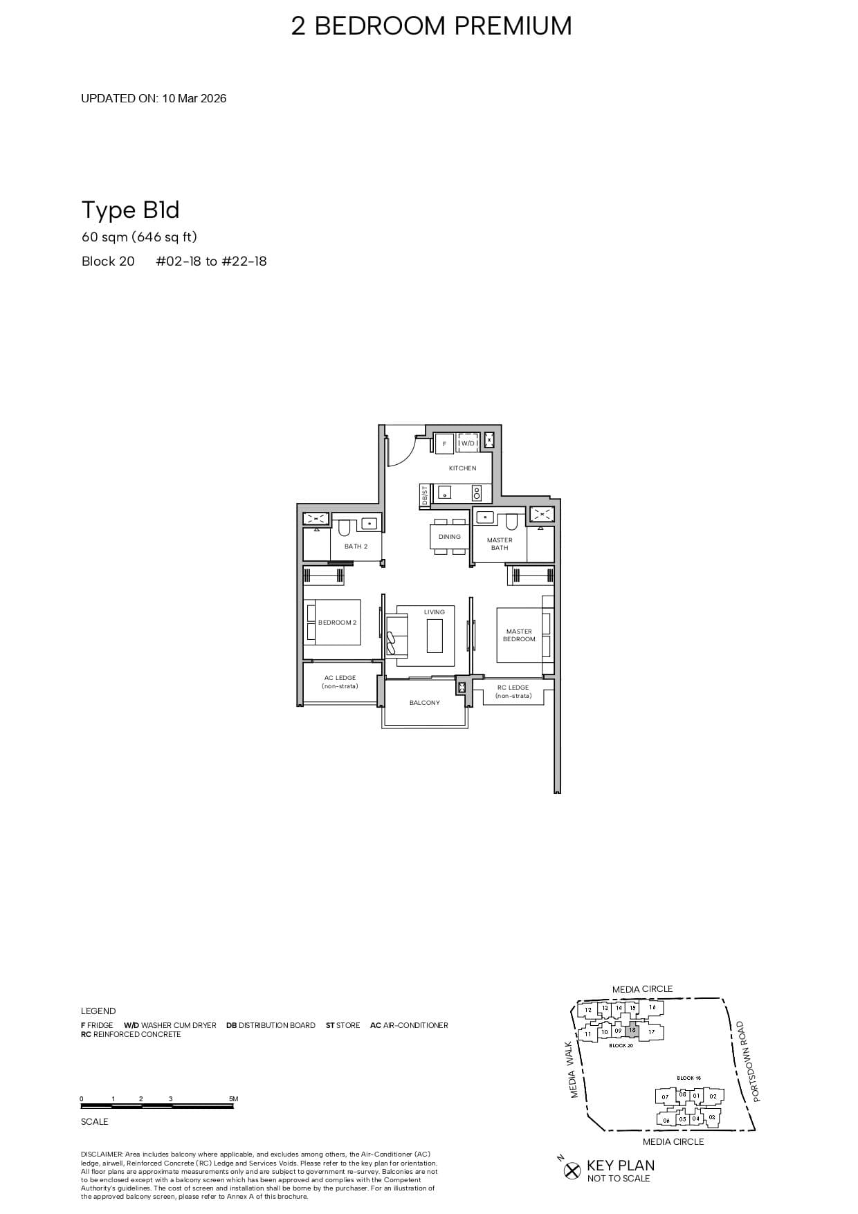 Hudson Place Residences 2 BEDROOM PREMIUM B1d