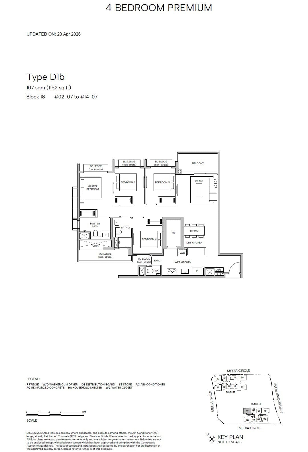 Hudson Place Residences 4 BEDROOM PREMIUM D1b