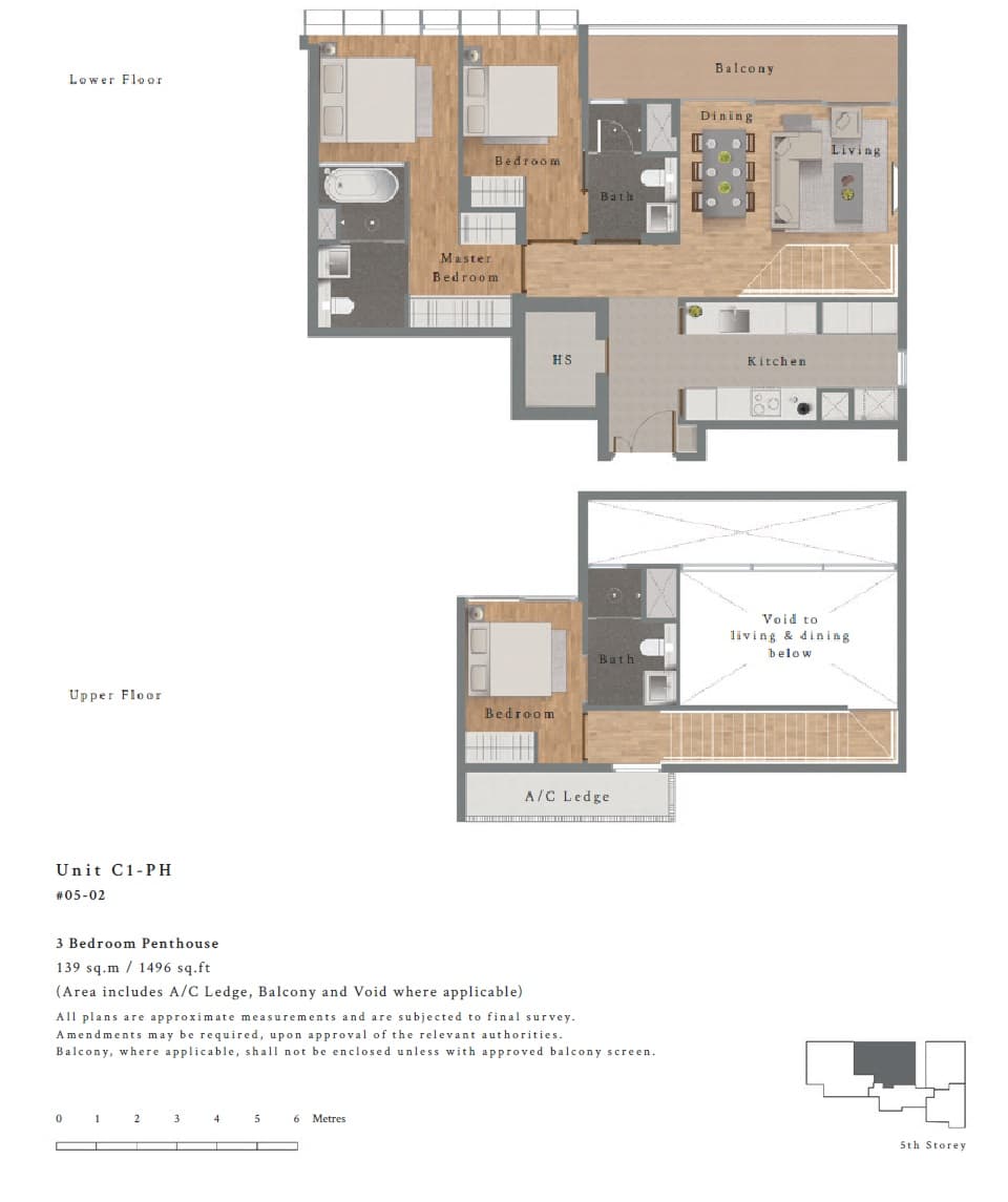 IKIGAI 3 Bedroom Penthouse C1-PH
