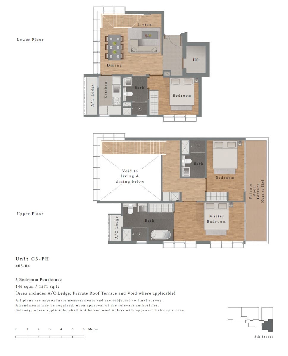 IKIGAI 3 Bedroom Penthouse C3-PH