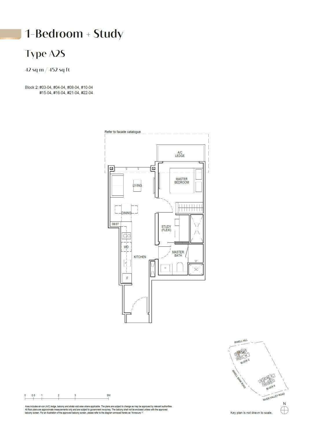 Irwell Hill Residences 1BR + Study A2S