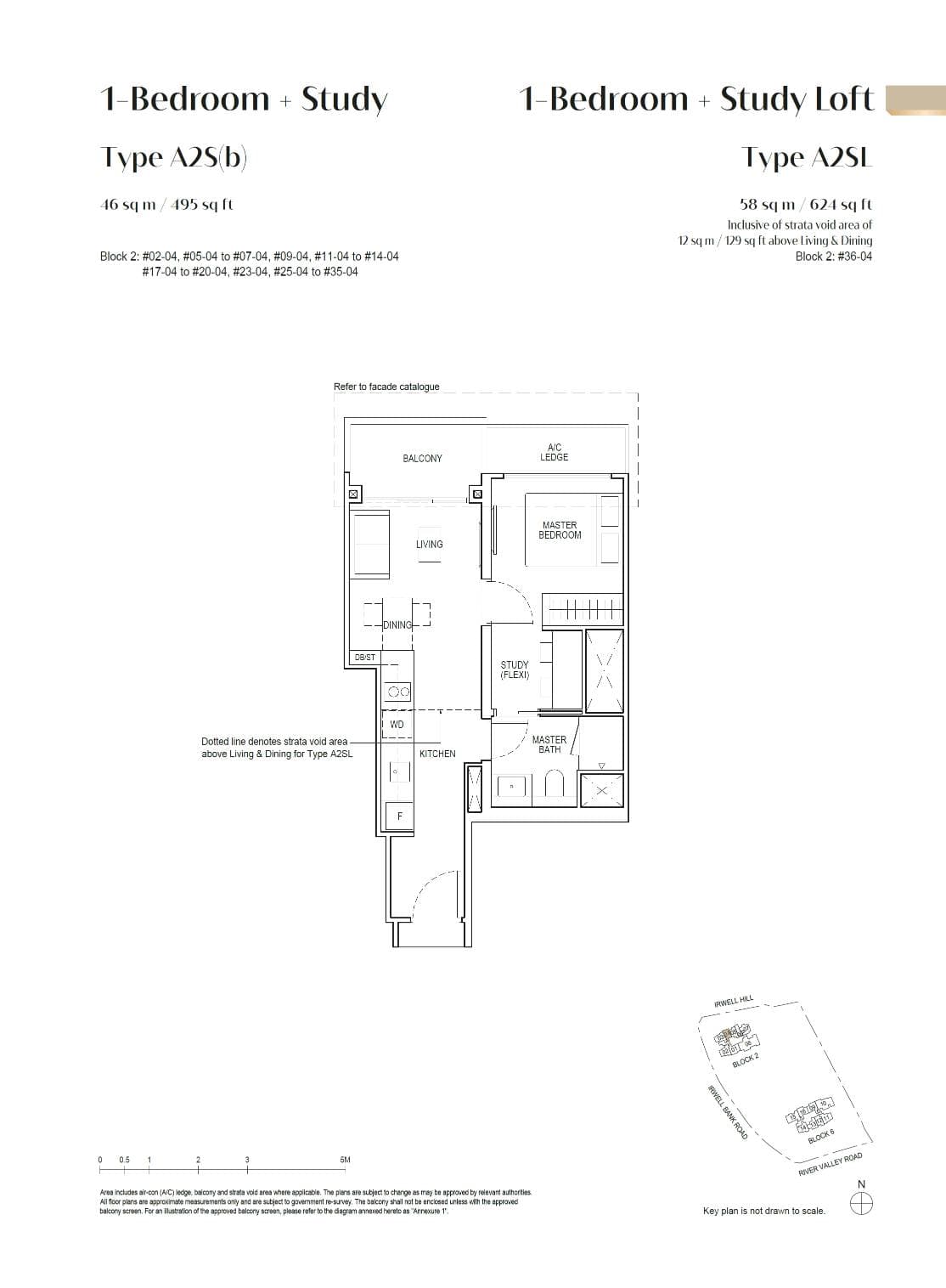 Irwell Hill Residences 1BR + Study A2SL
