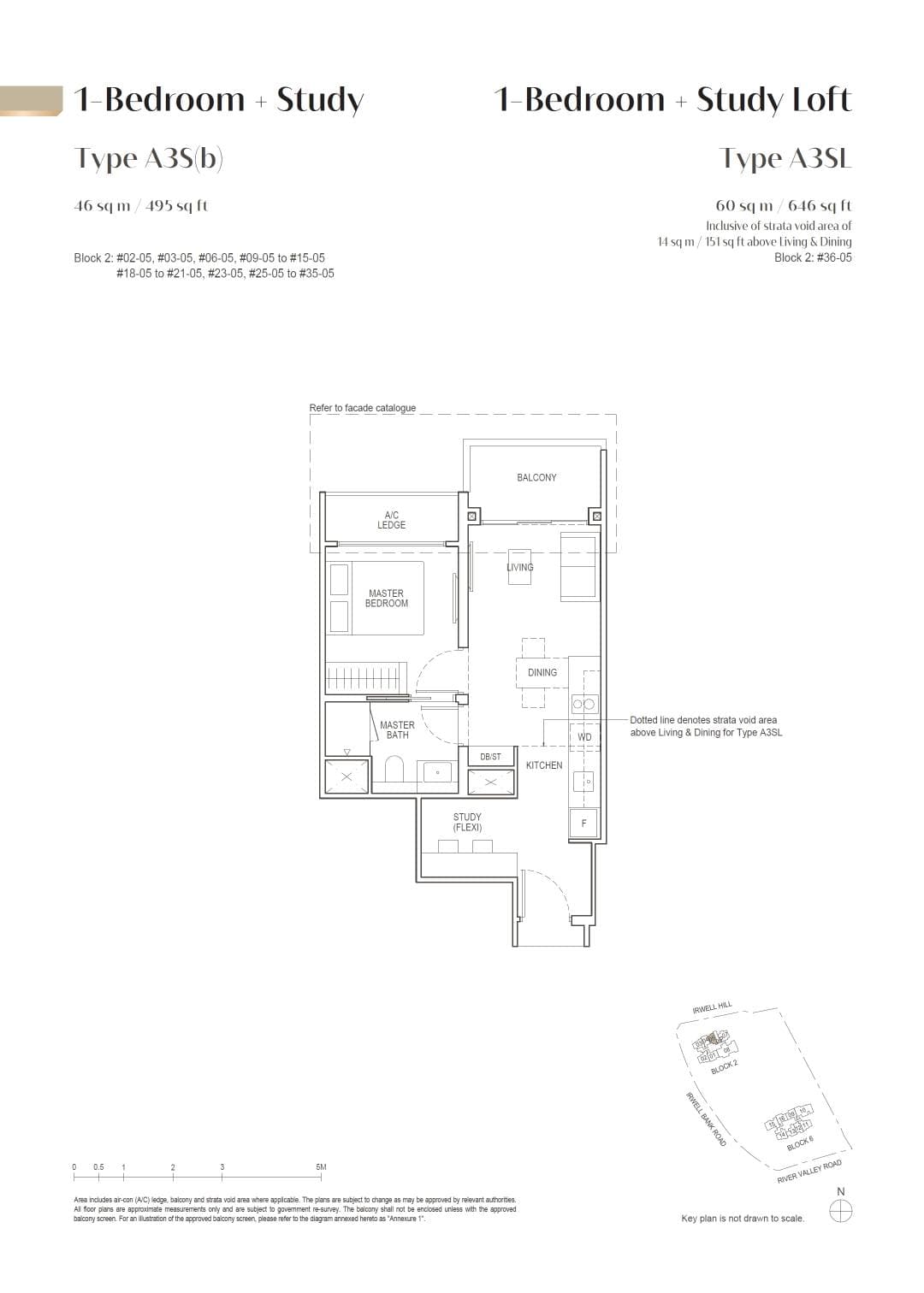 Irwell Hill Residences 1BR + Study A3SL
