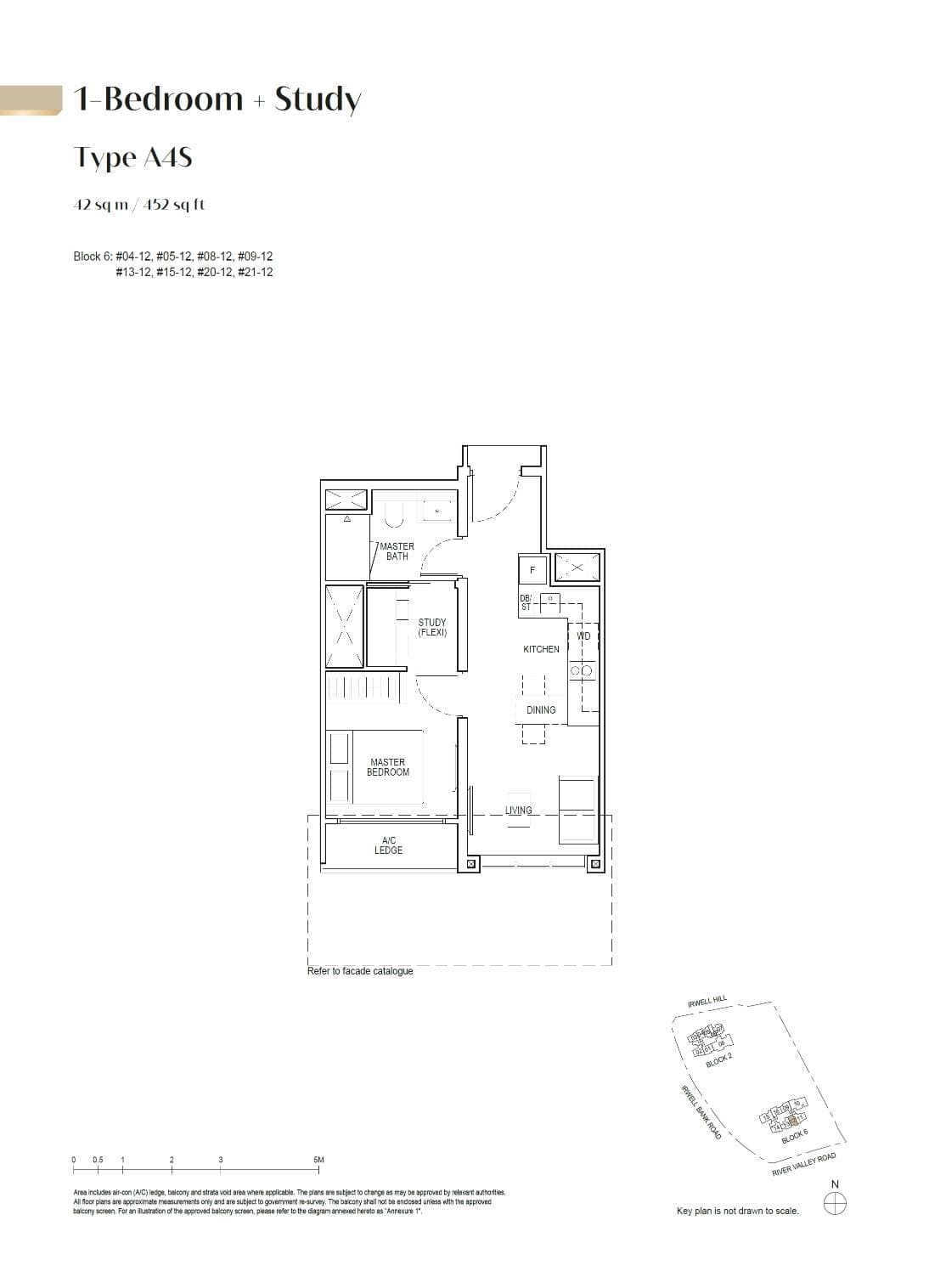 Irwell Hill Residences 1BR + Study A4S