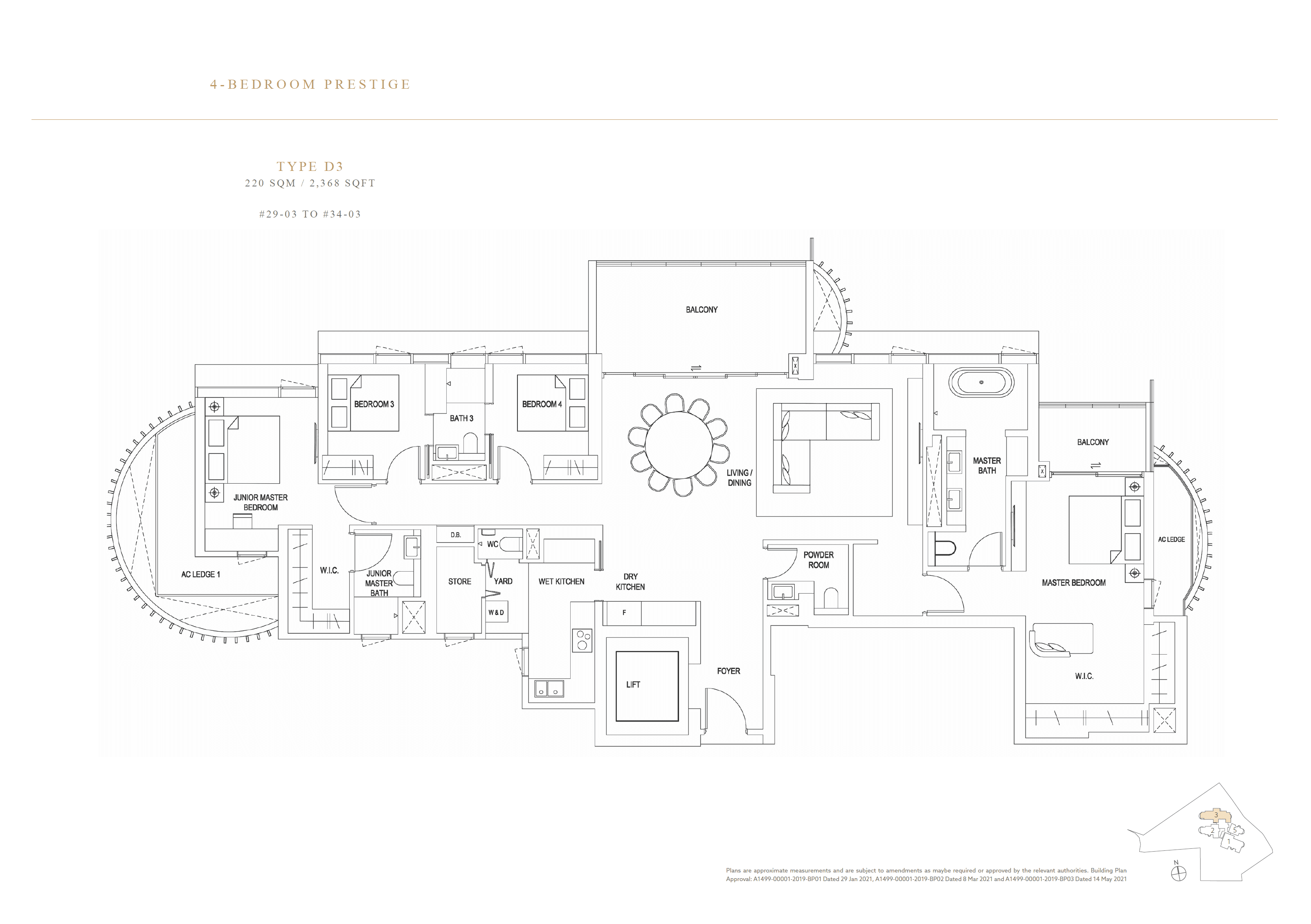 Klimt Cairnhill 康邻豪庭 4BR Prestige D3