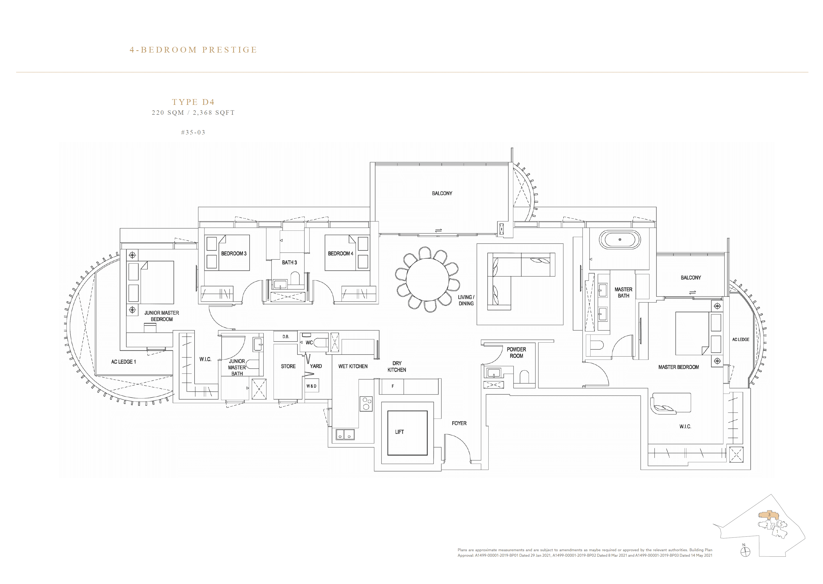 Klimt Cairnhill 康邻豪庭 4BR Prestige D4