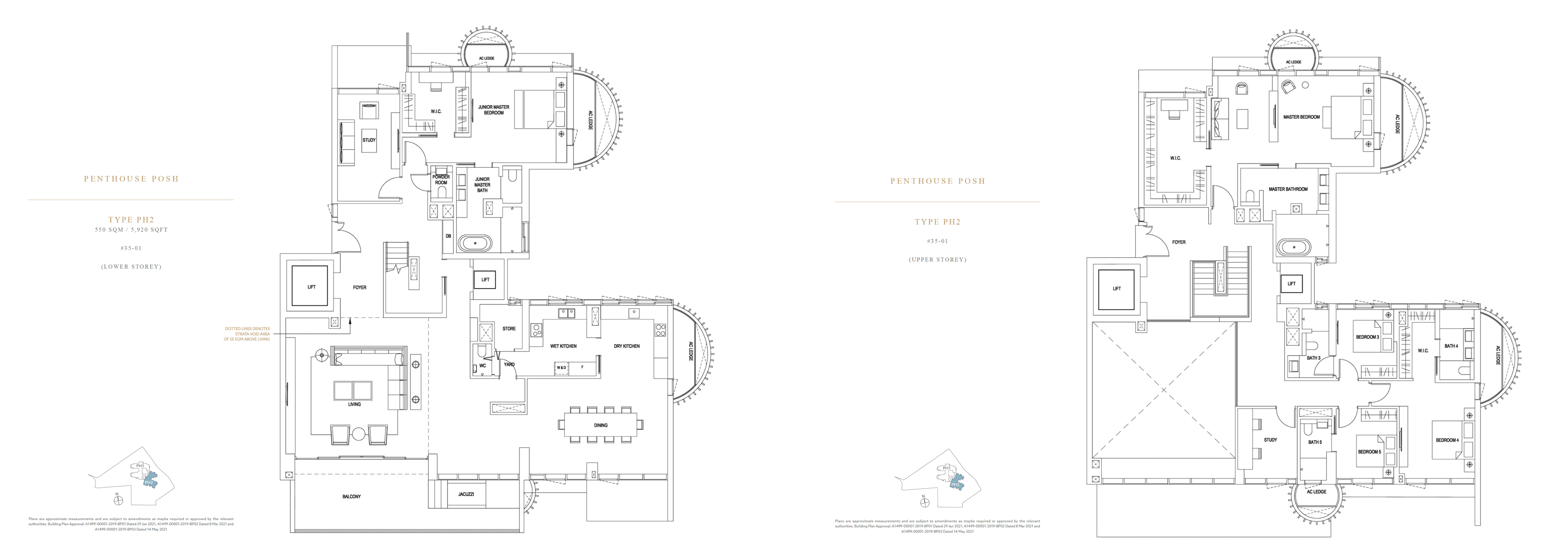 Klimt Cairnhill 康邻豪庭 5BR + 2 Study PH PH2