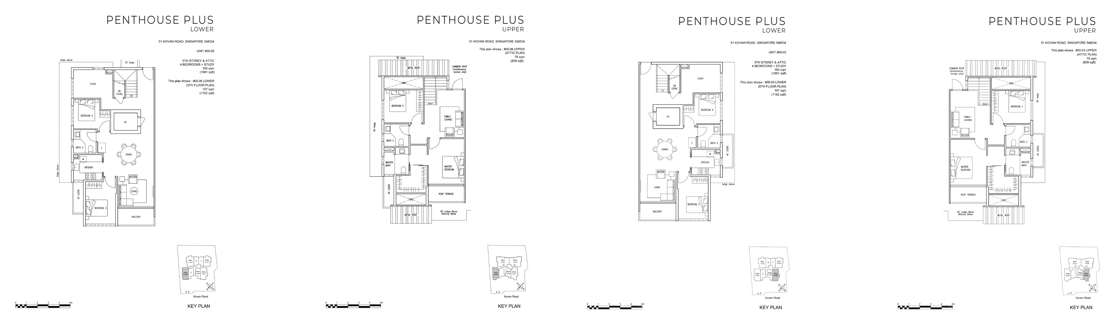 Kovan Jewel 4 Bedroom+Study PENTHOUSE PLUS