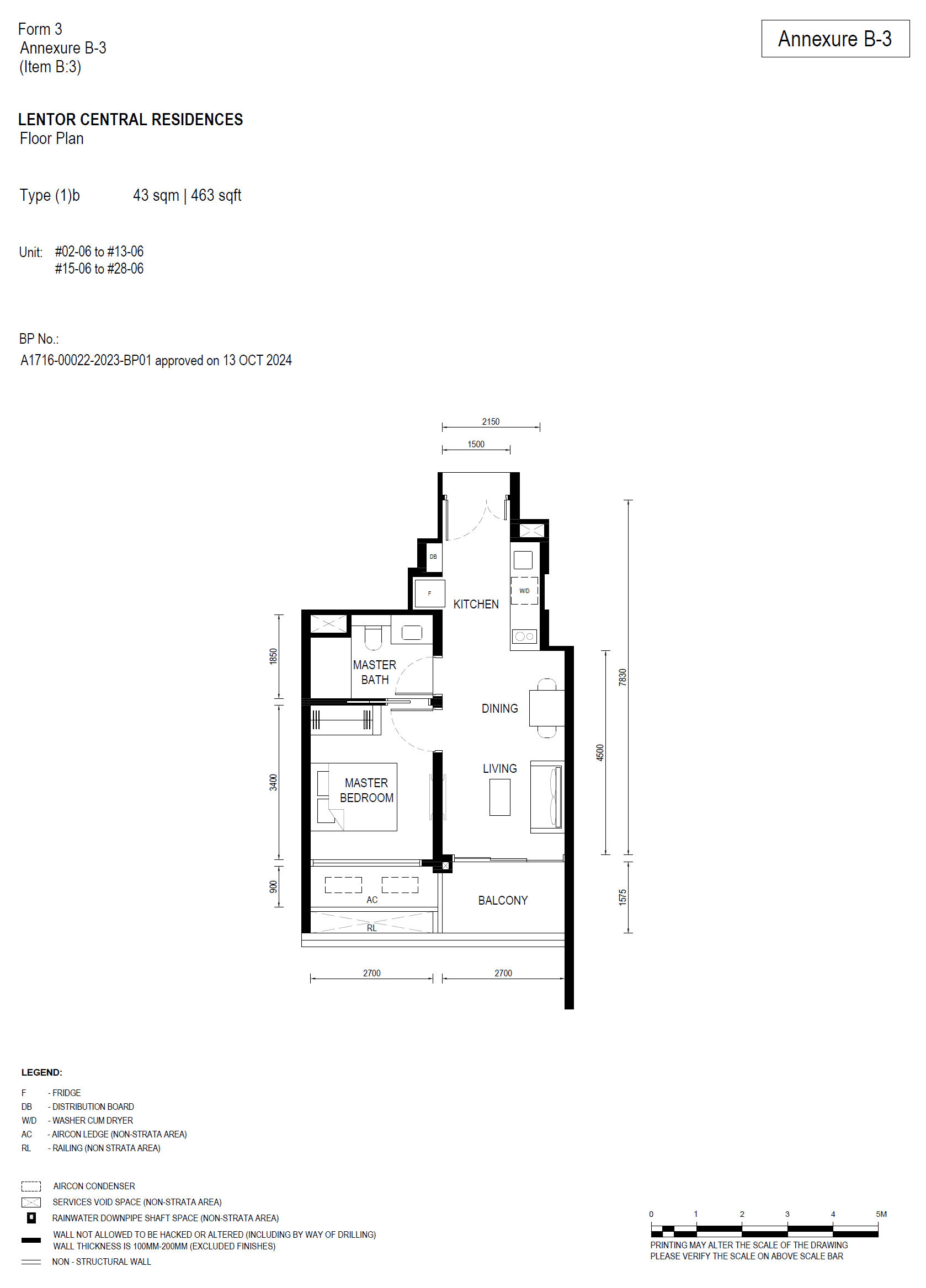 Lentor Central Residences 1 Bedroom (1)b