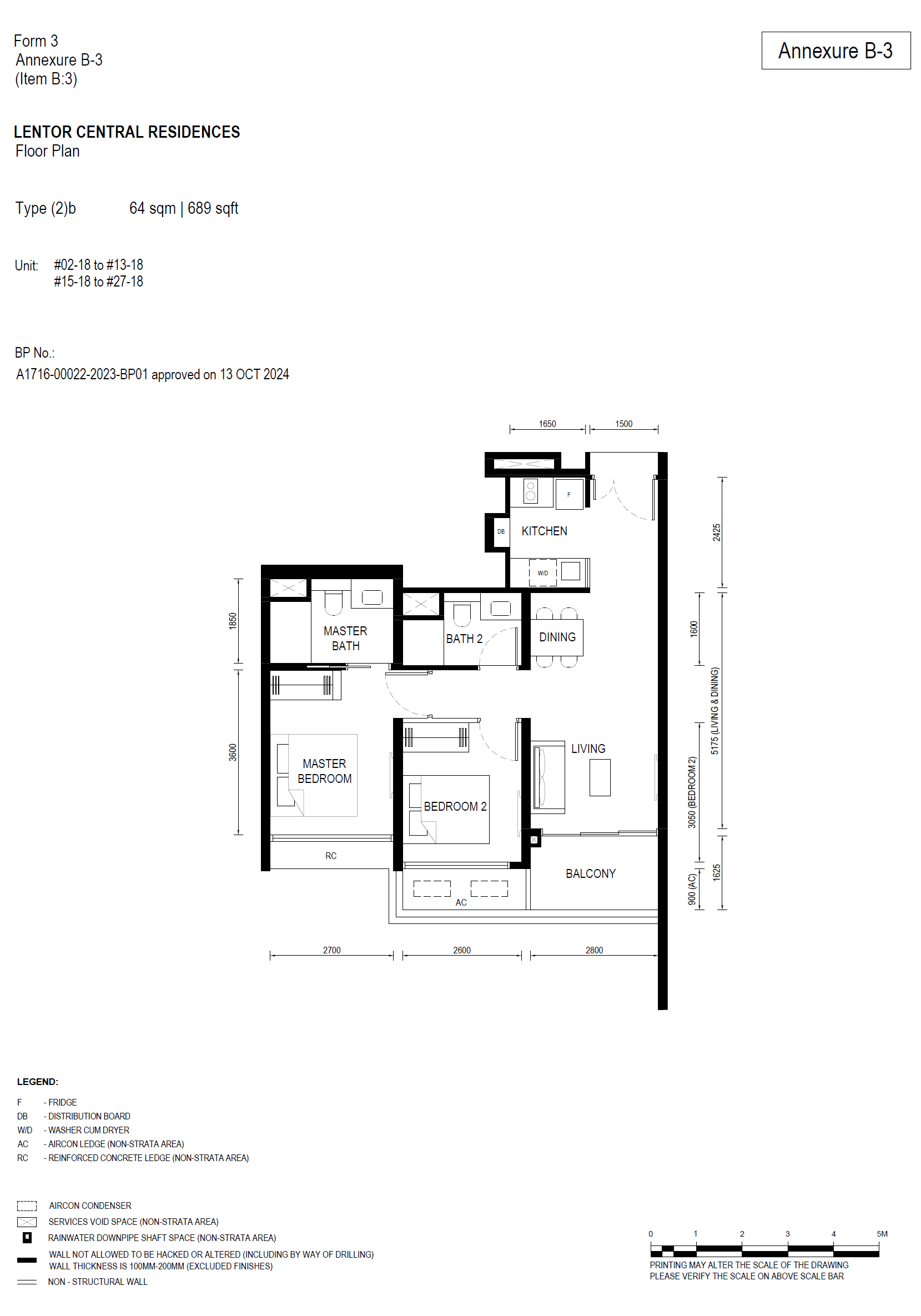 Lentor Central Residences 2 Bedroom (2)b