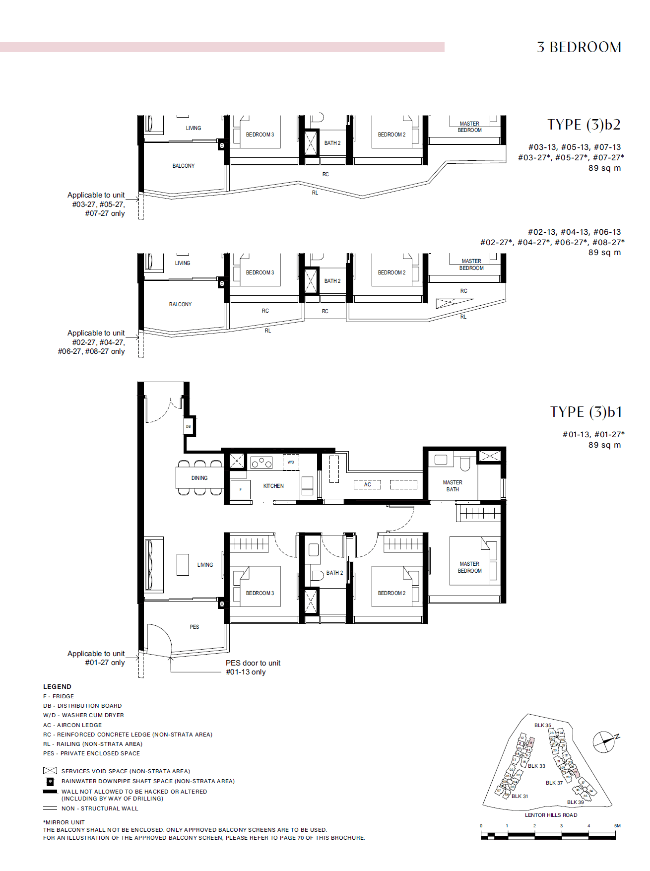 Lentor Hills Residences 3 Bedroom (3)b1