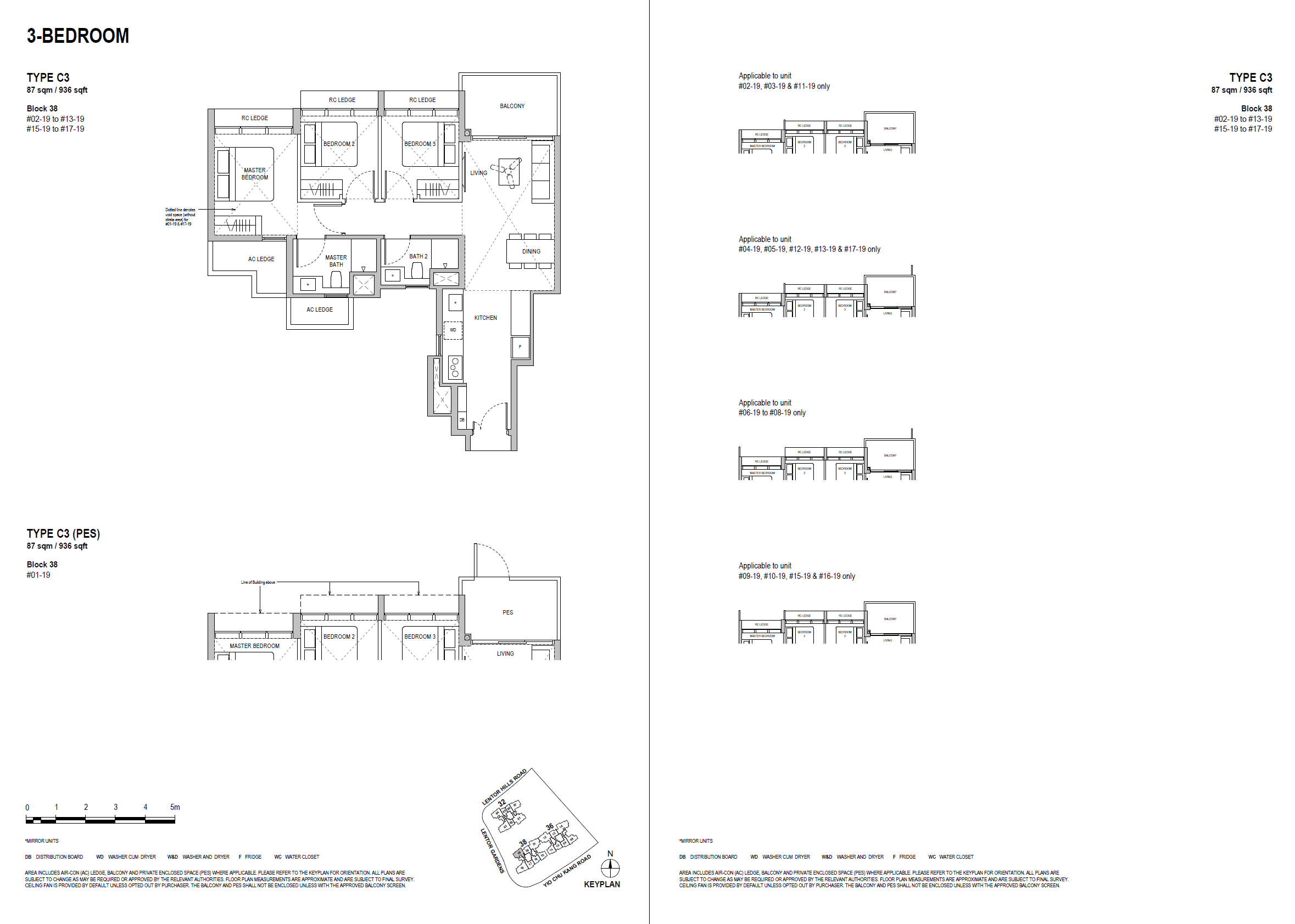 Lentoria 3 Bedroom C3(PES)