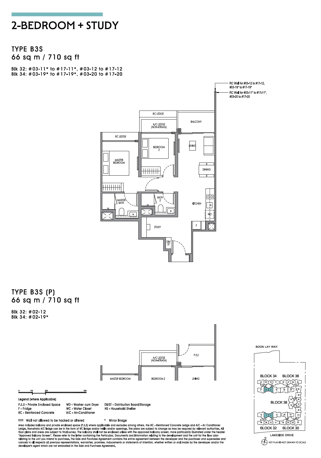 Lucerne Grand 2 Bedroom + Study B3S