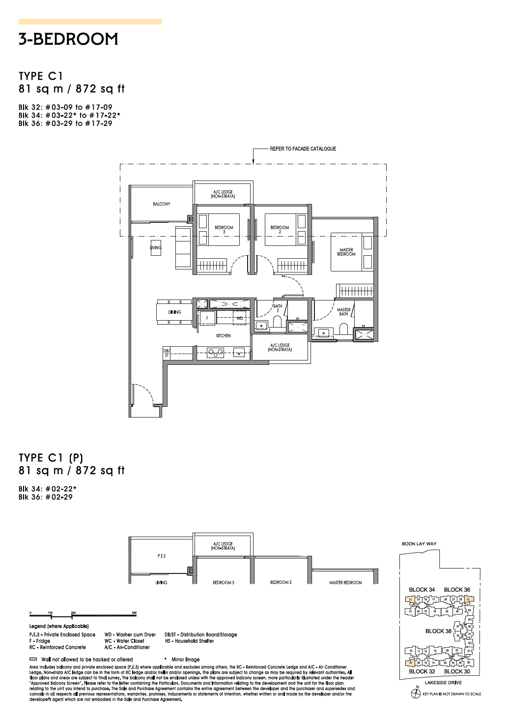 Lucerne Grand 3 Bedroom C1
