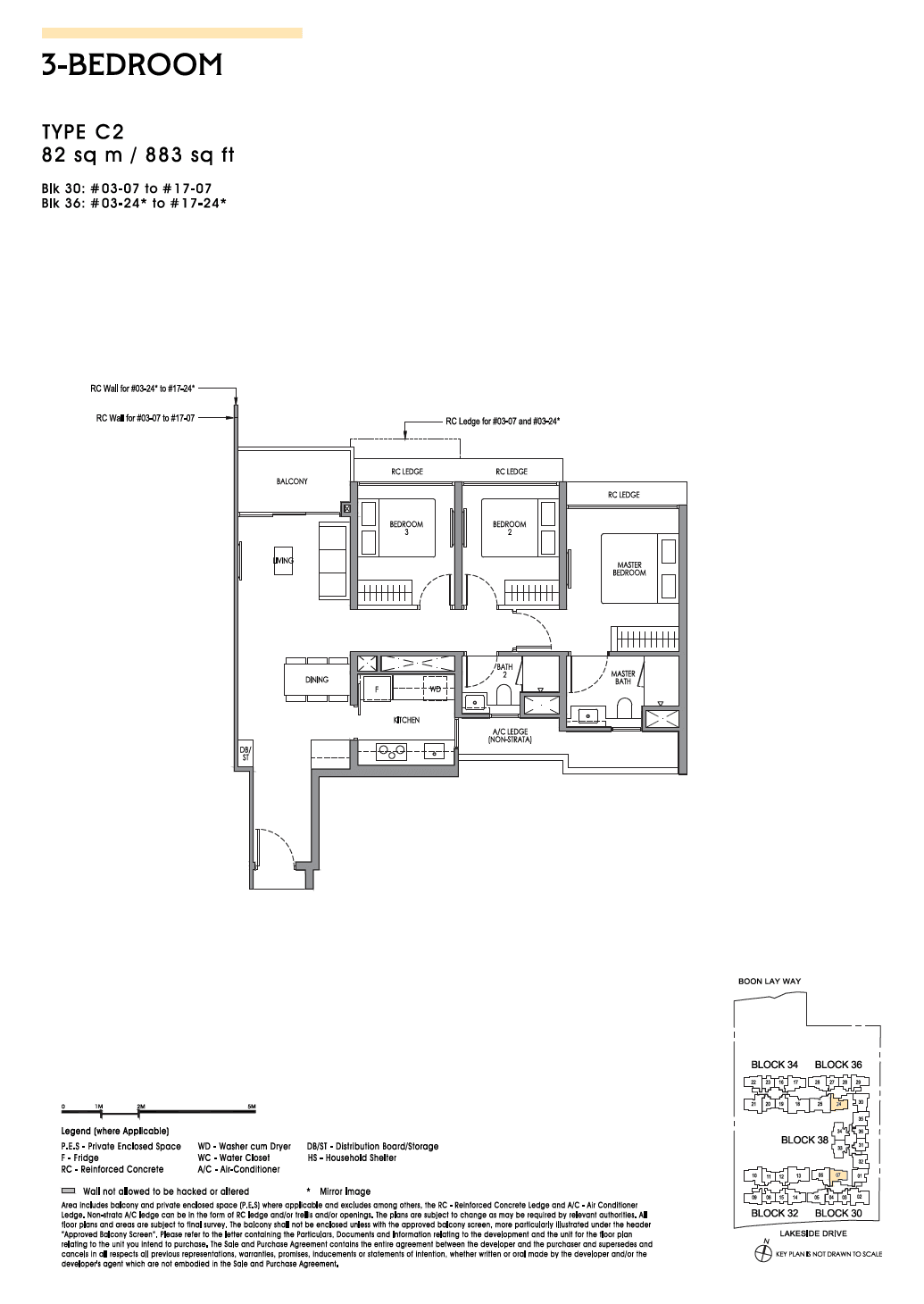 Lucerne Grand 3 Bedroom C2