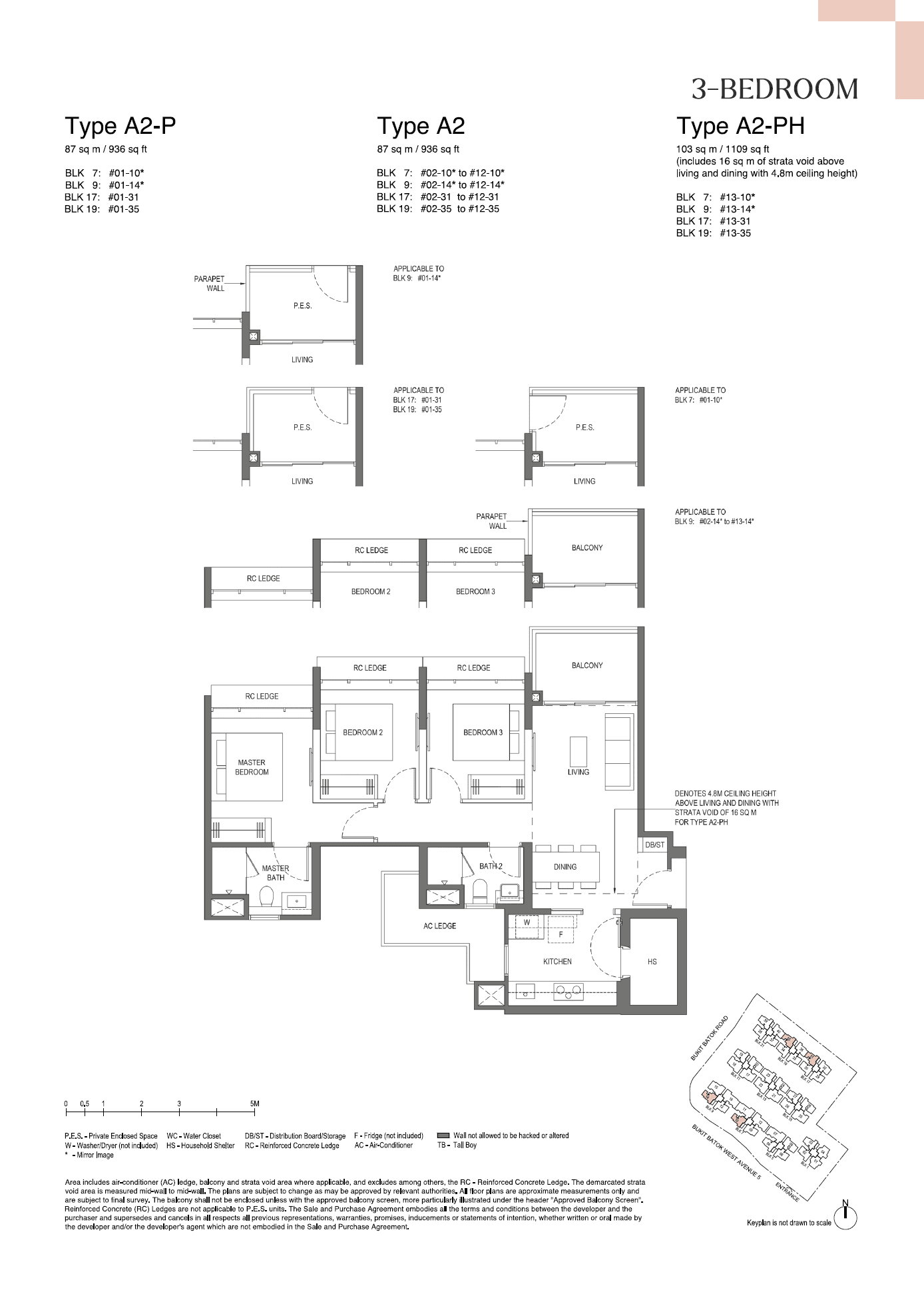 Lumina Grand 昱丰嘉园 3 Bedroom A2-PH