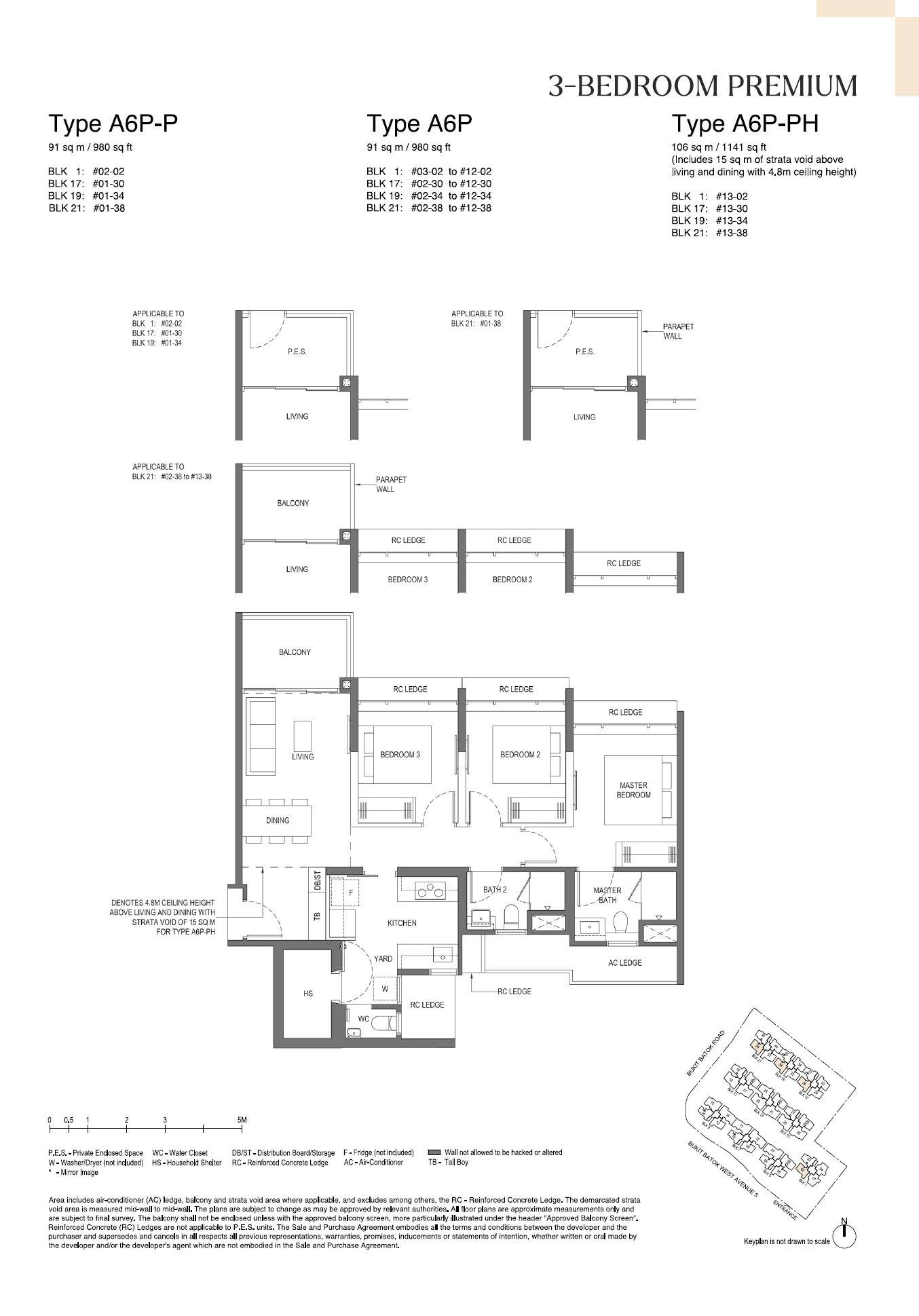 Lumina Grand 昱丰嘉园 3 Bedroom Premium A6P-PH