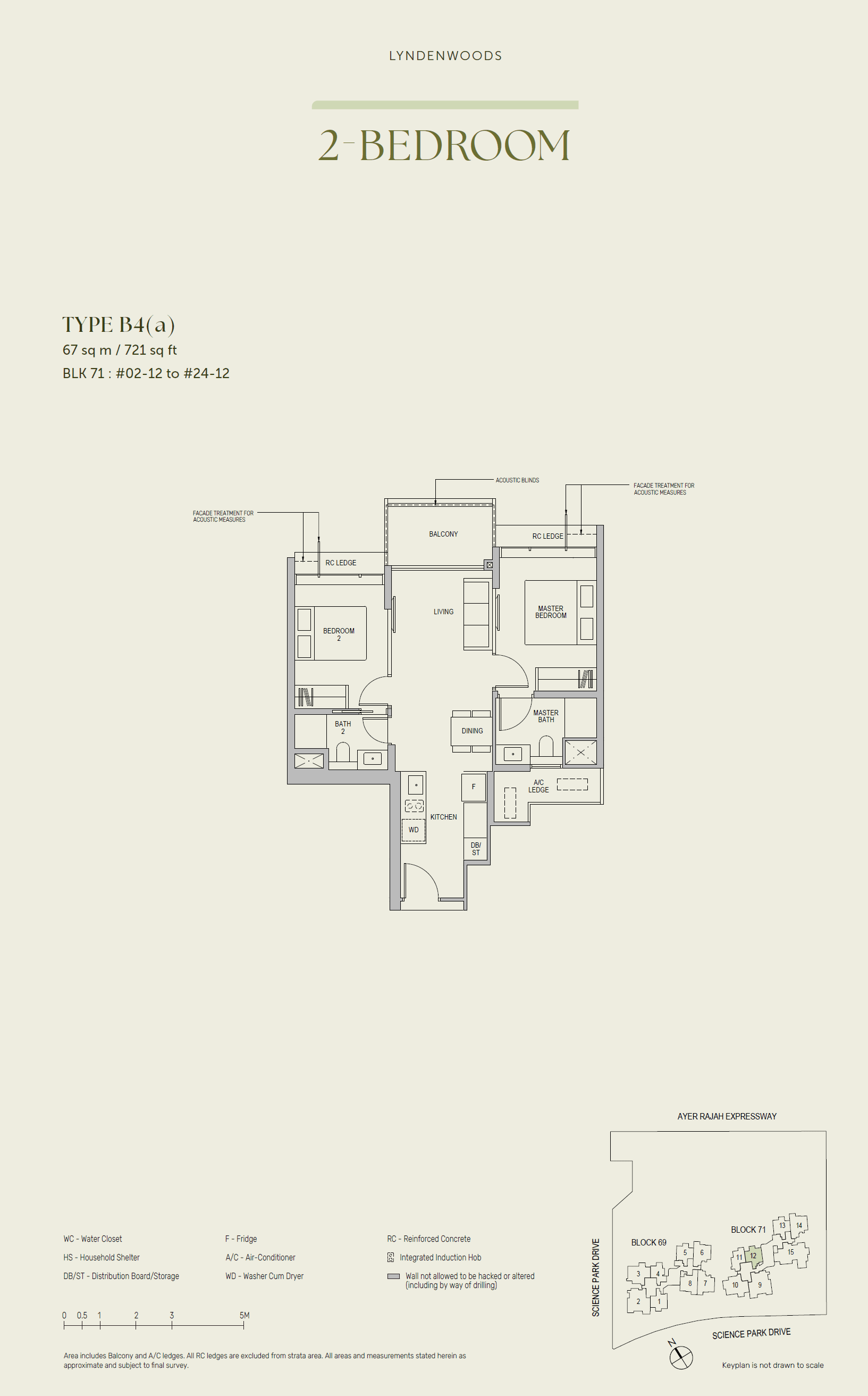 LyndenWoods 风之林 2 Bedroom B4(a)