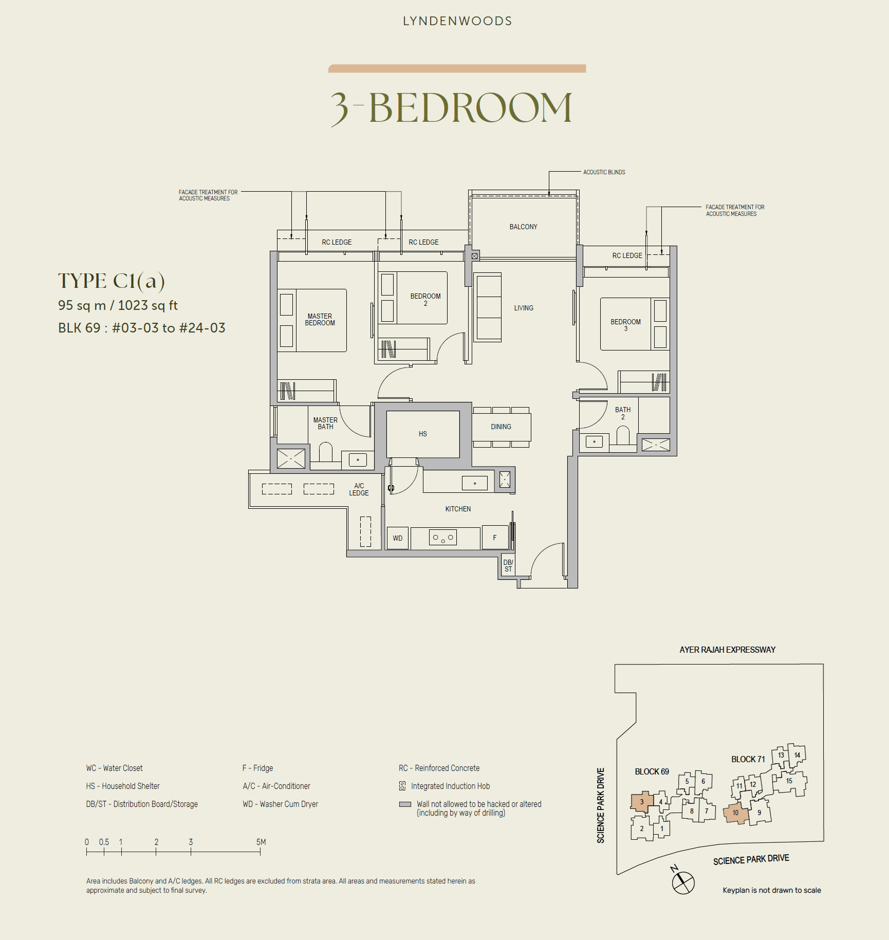LyndenWoods 风之林 3 Bedroom C1(a)