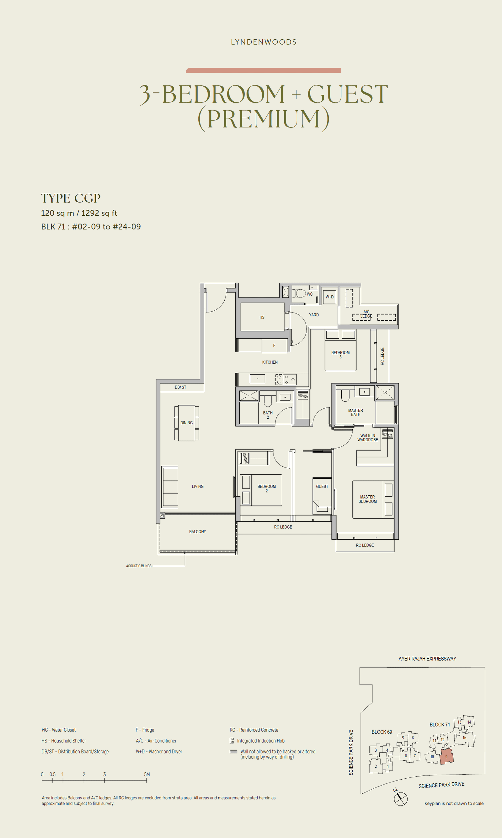 LyndenWoods 3 Bedroom + Guest (Premium) CGP