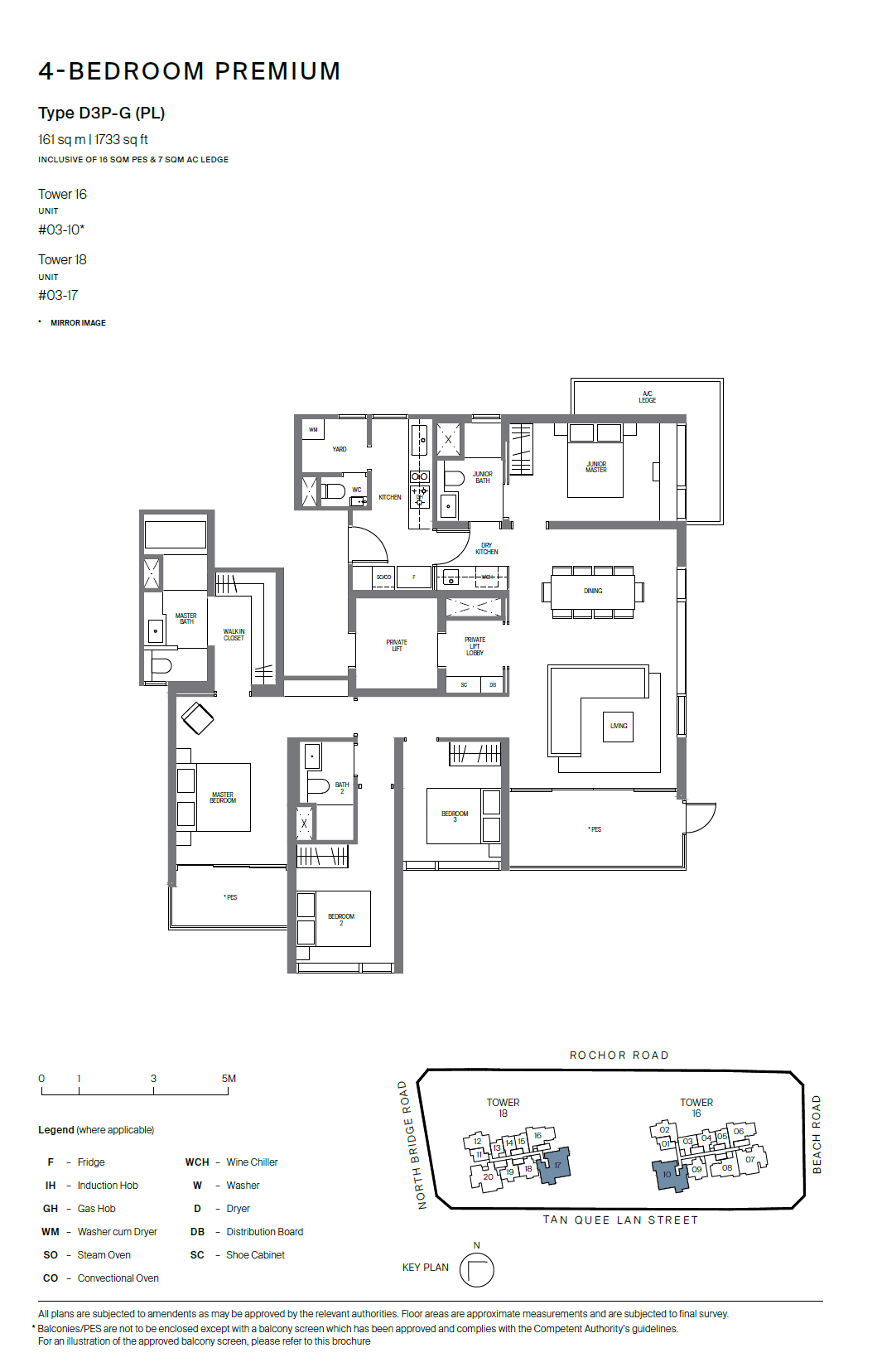 Midtown Modern 名汇庭苑 4 Bedroom Premium D3P-G (PL)