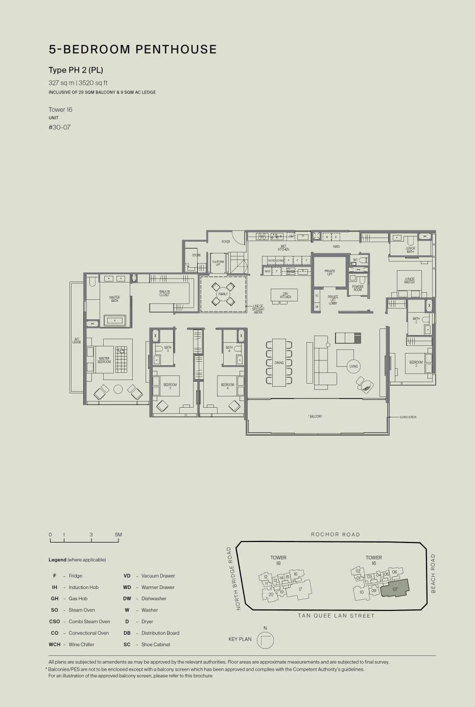 Midtown Modern 名汇庭苑 Penthouse PH2 (PL)