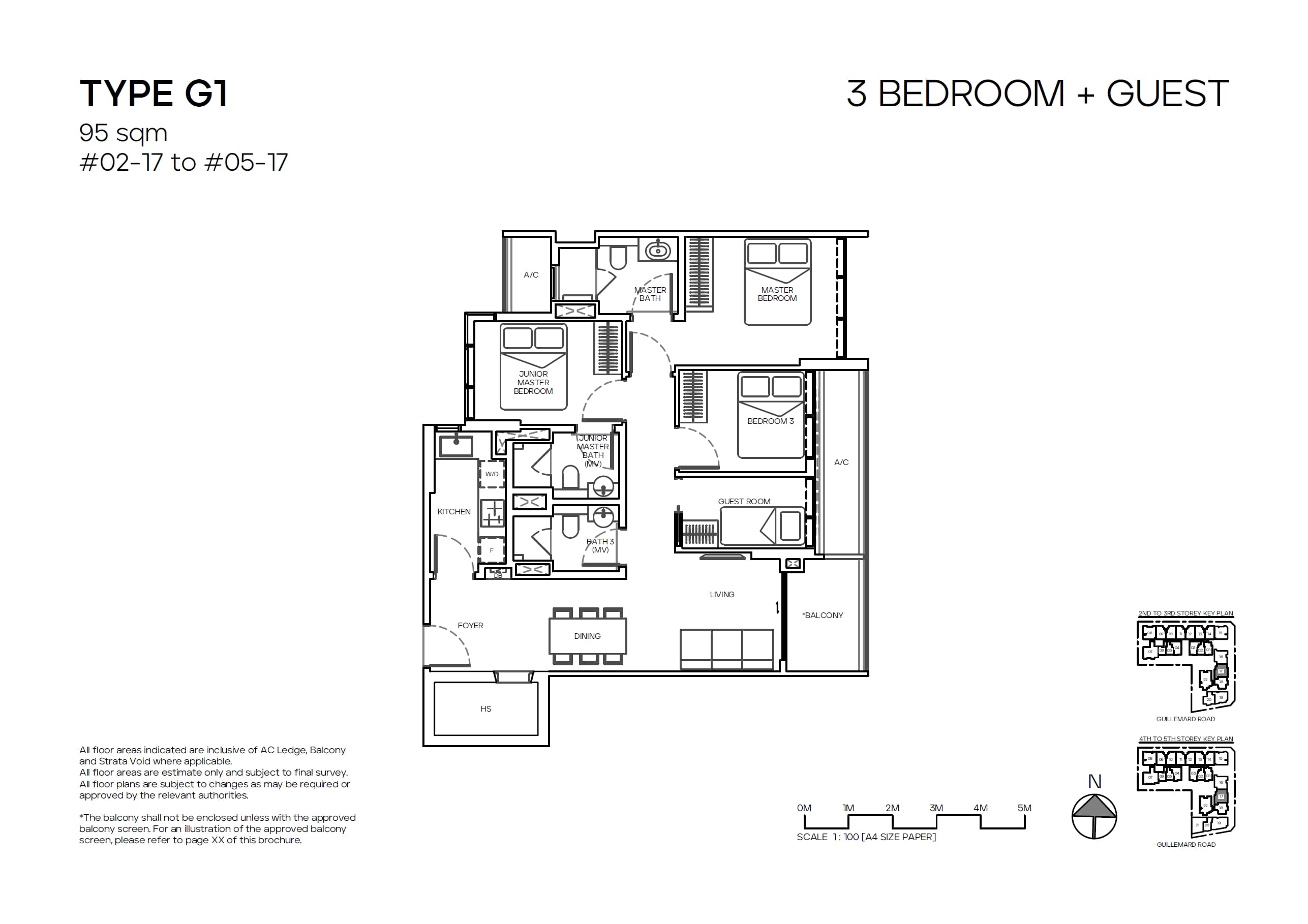 Mori 3 Bedroom + Guest G1
