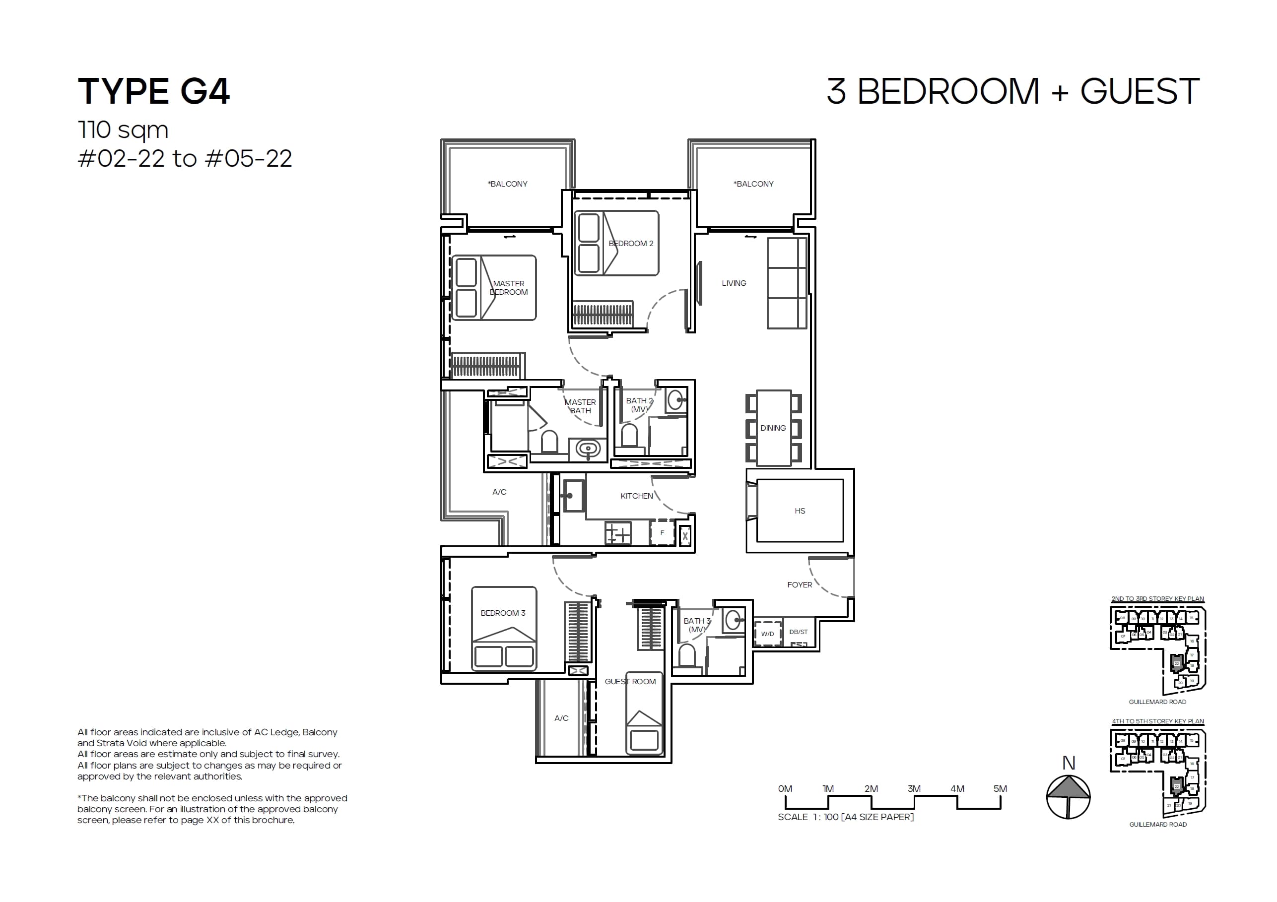 Mori 3 Bedroom + Guest G4