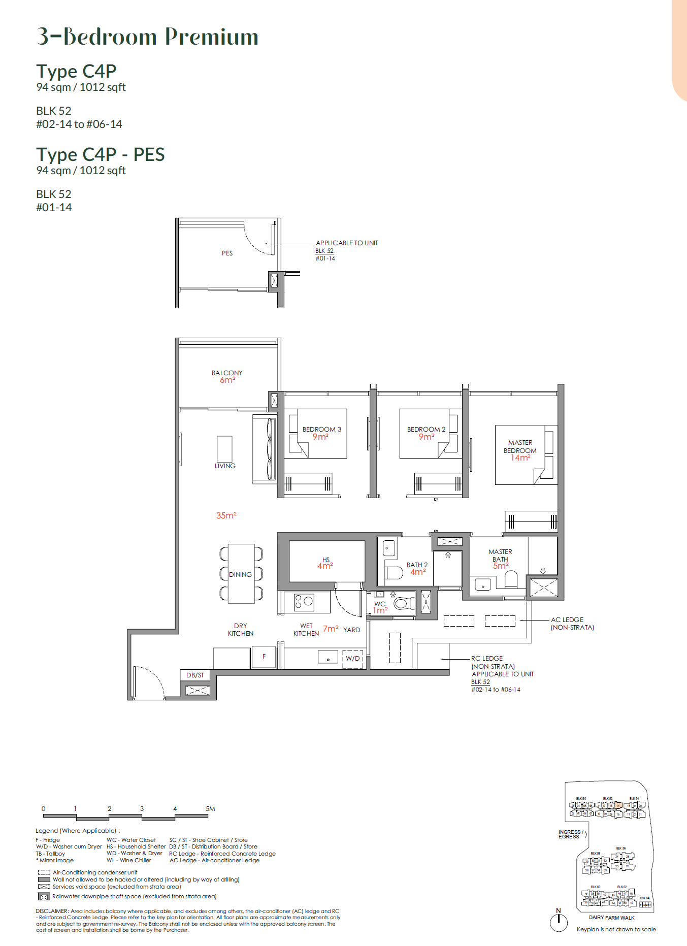 Narra Residences 翠岚轩 3 BEDROOM PREMIUM C4P