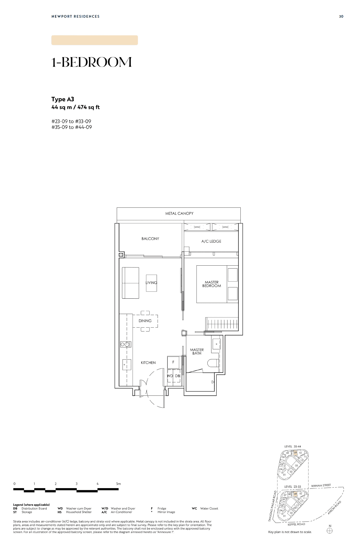 Newport Residences 铂海峰 1 Bedroom A3