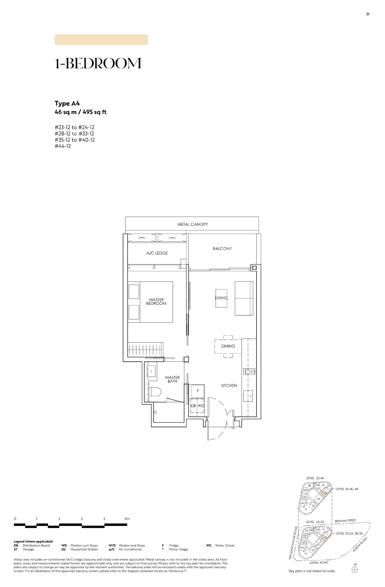 Newport Residences 铂海峰 1 Bedroom A4